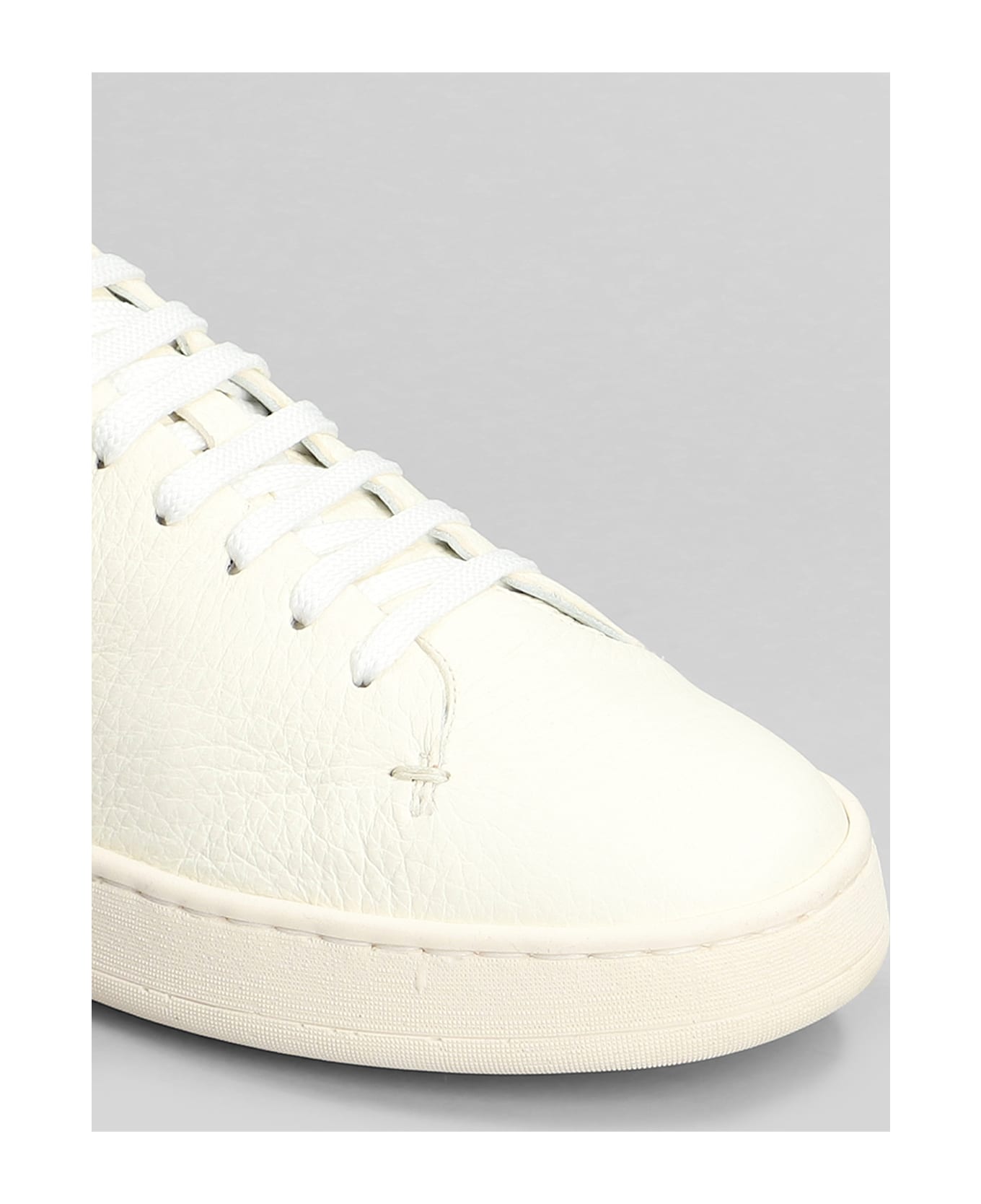Officine Creative Once 002 Sneakers In White Leather - white