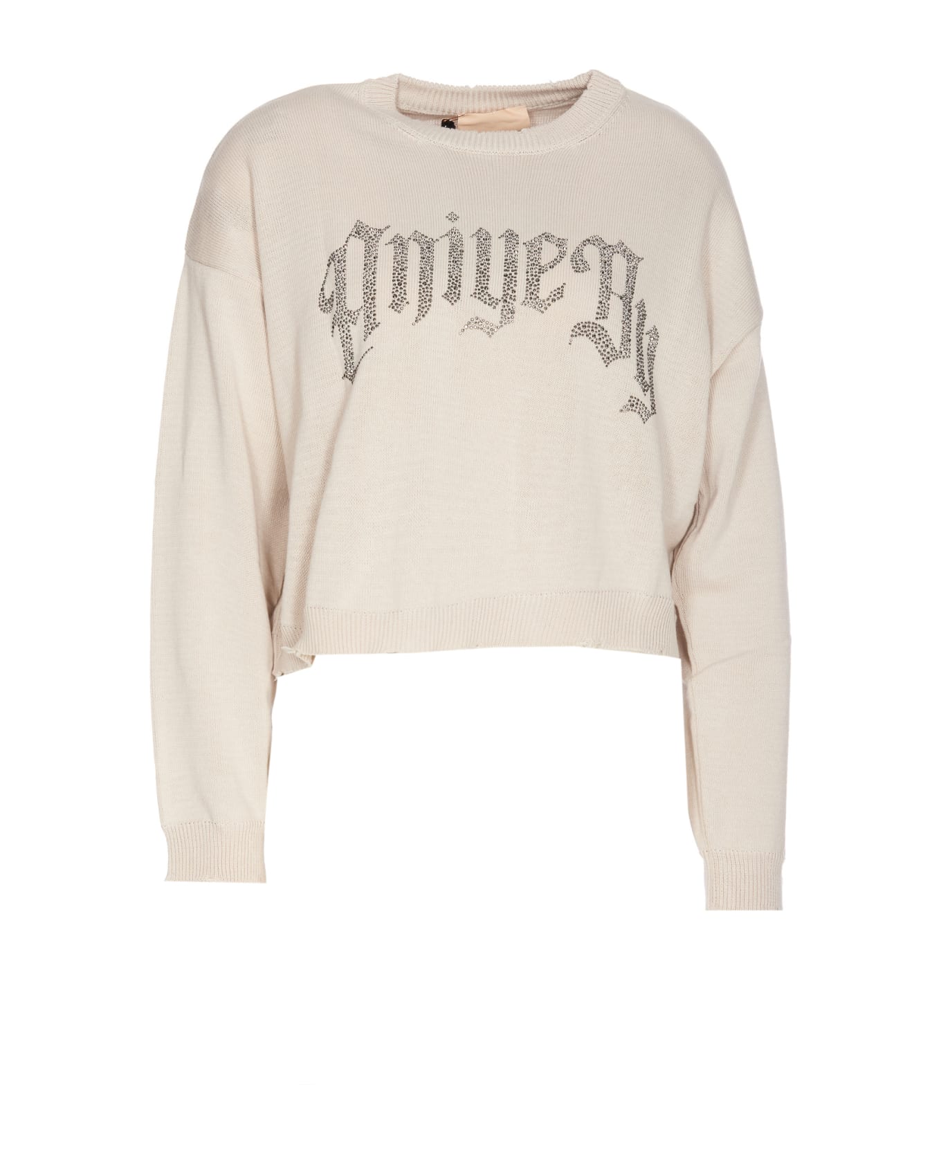 aniye by Logo Sweater - White