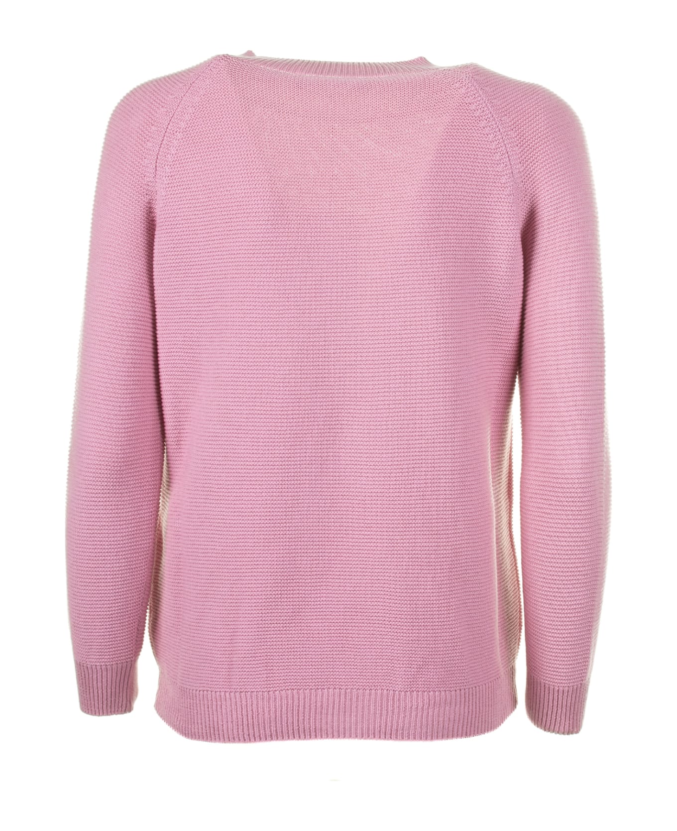 Weekend Max Mara Soft Pink Cotton Sweater - PETALO