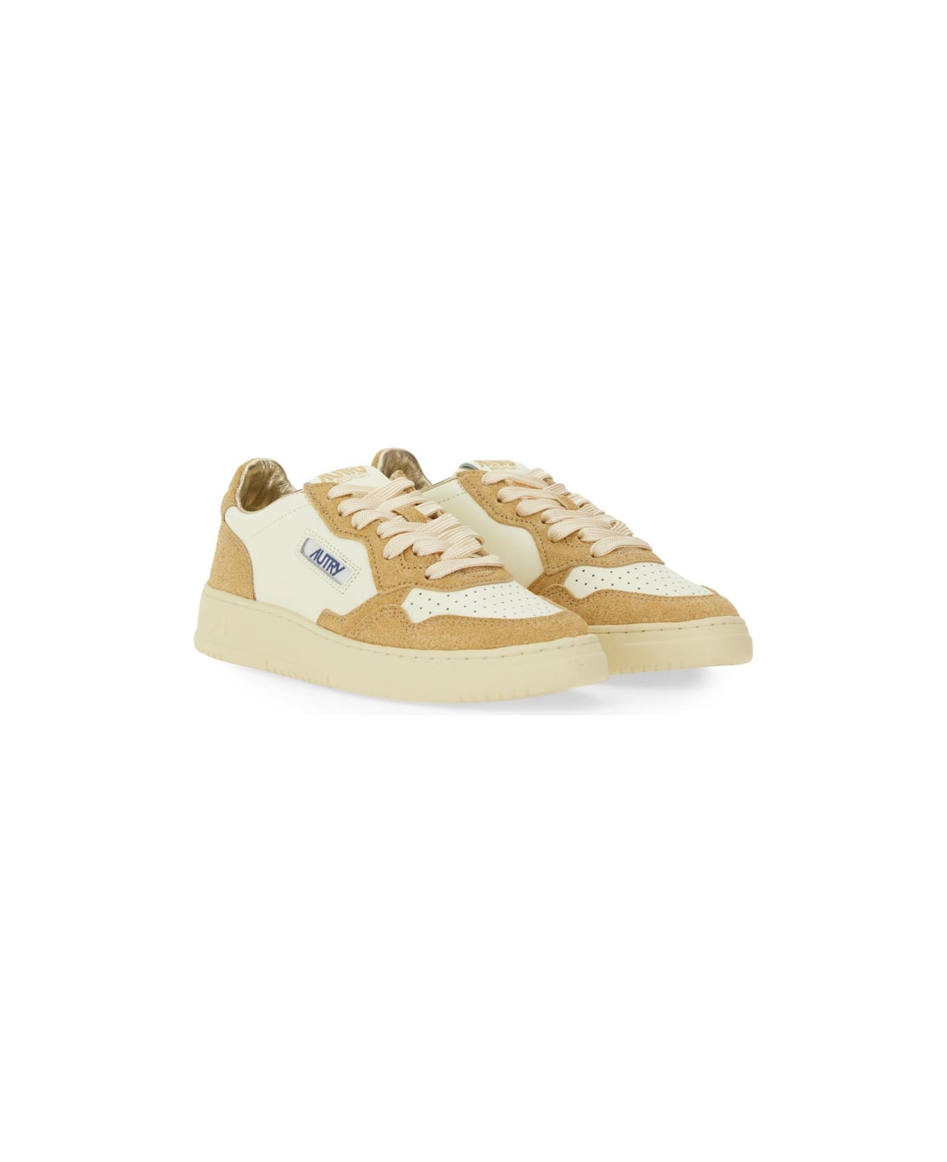 Autry "medalist Low" Sneaker - YELLOW