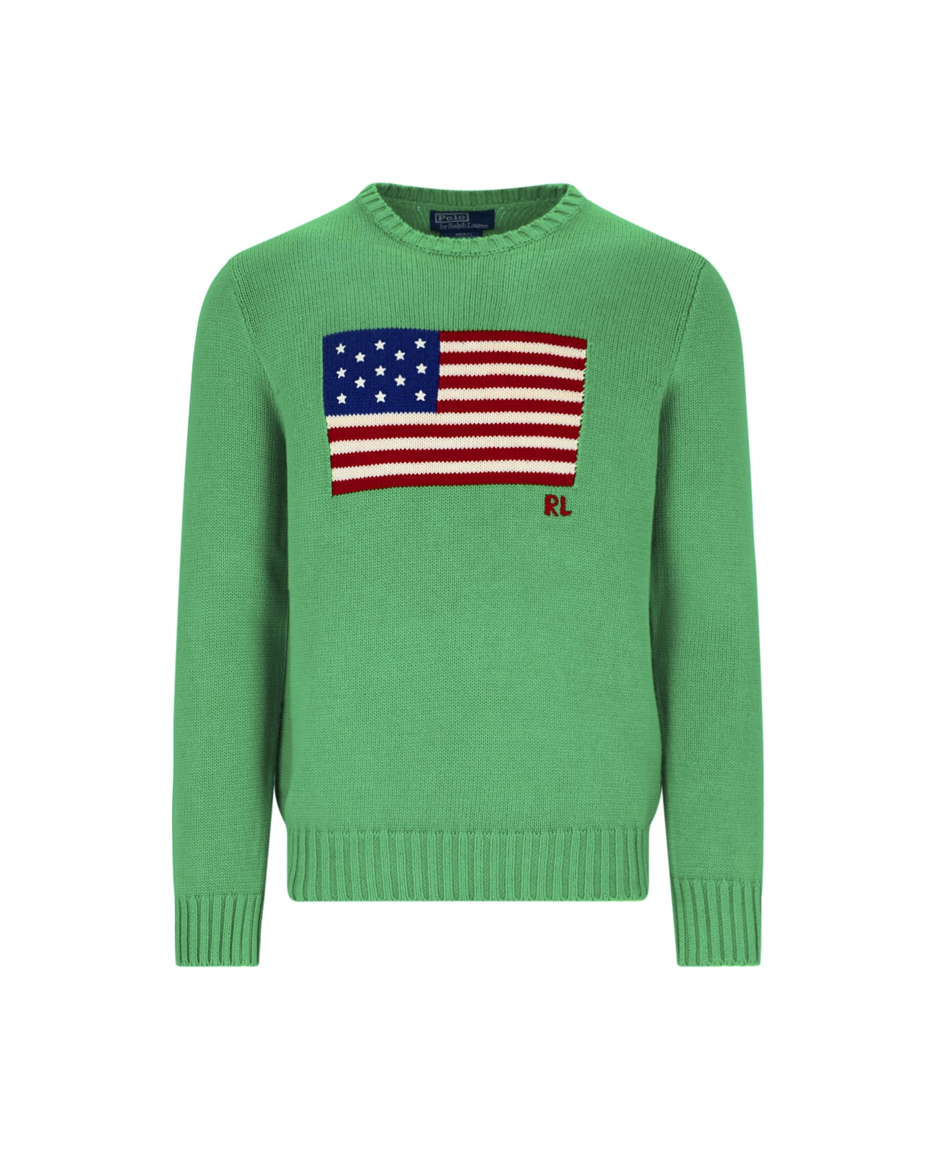 Polo Ralph Lauren Iconic Embroidery Sweater - GREEN ニットウェア