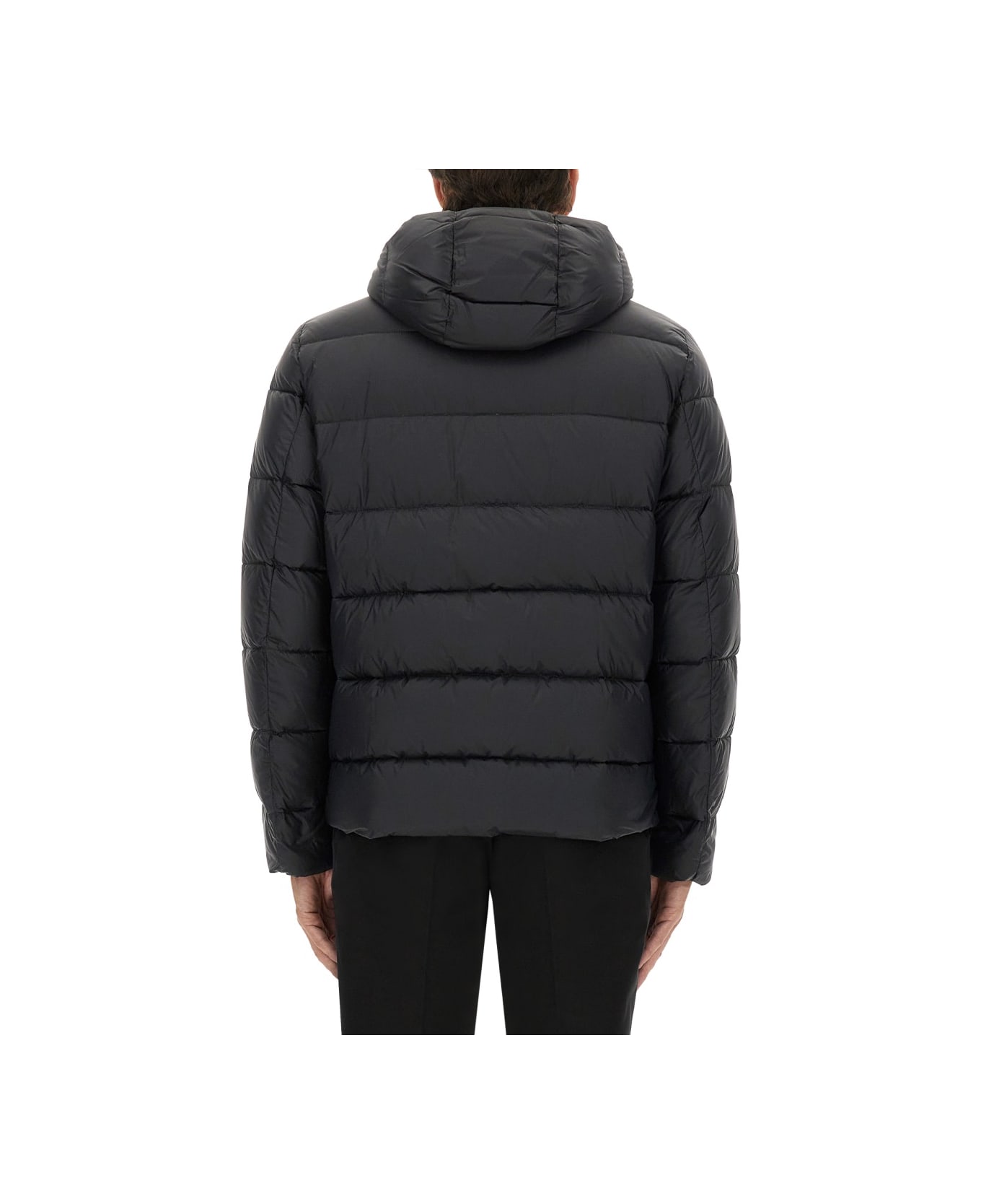 Fay Double Front Down Jacket - BLACK