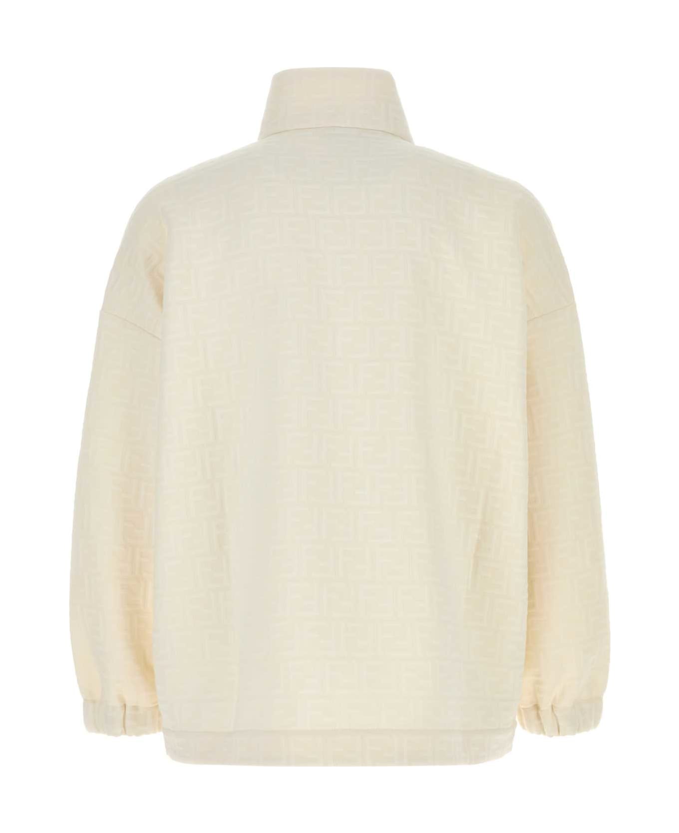 Fendi Ivory Polyester Blend Sweatshirt - MOUSSE
