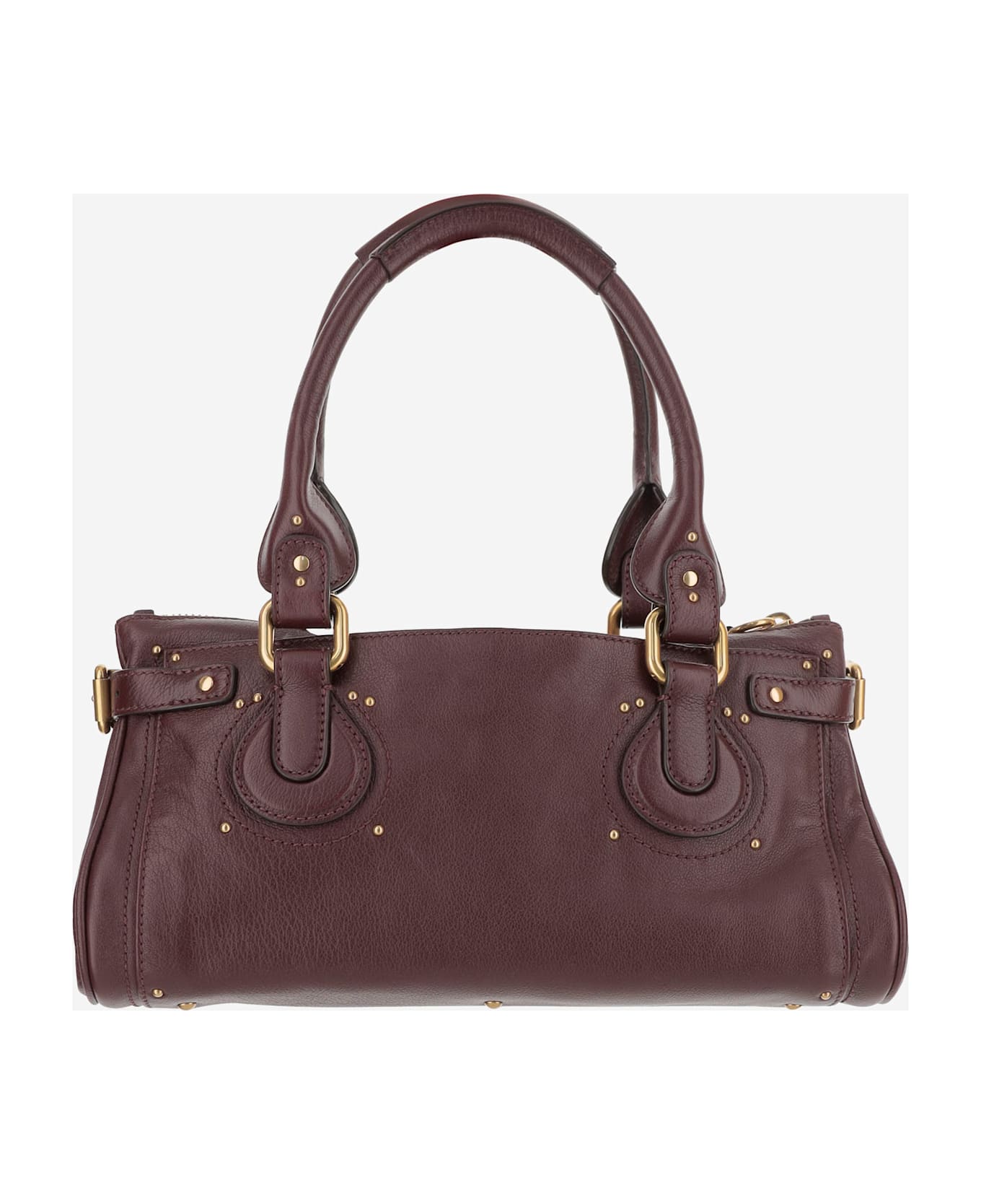 Chloé Paddington Leather Bag - Marrone scuro