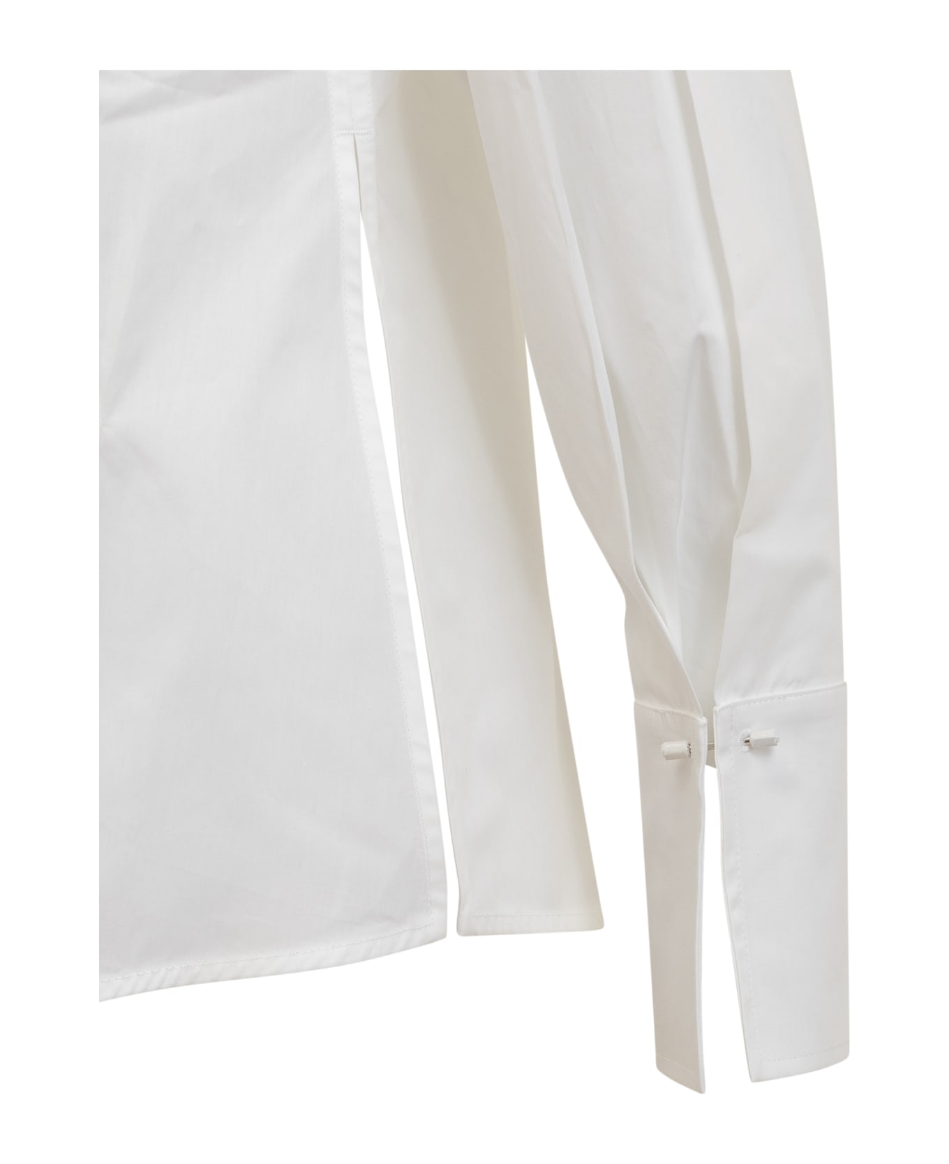 Victoria Beckham Pleat Detail Shirt - BIANCO
