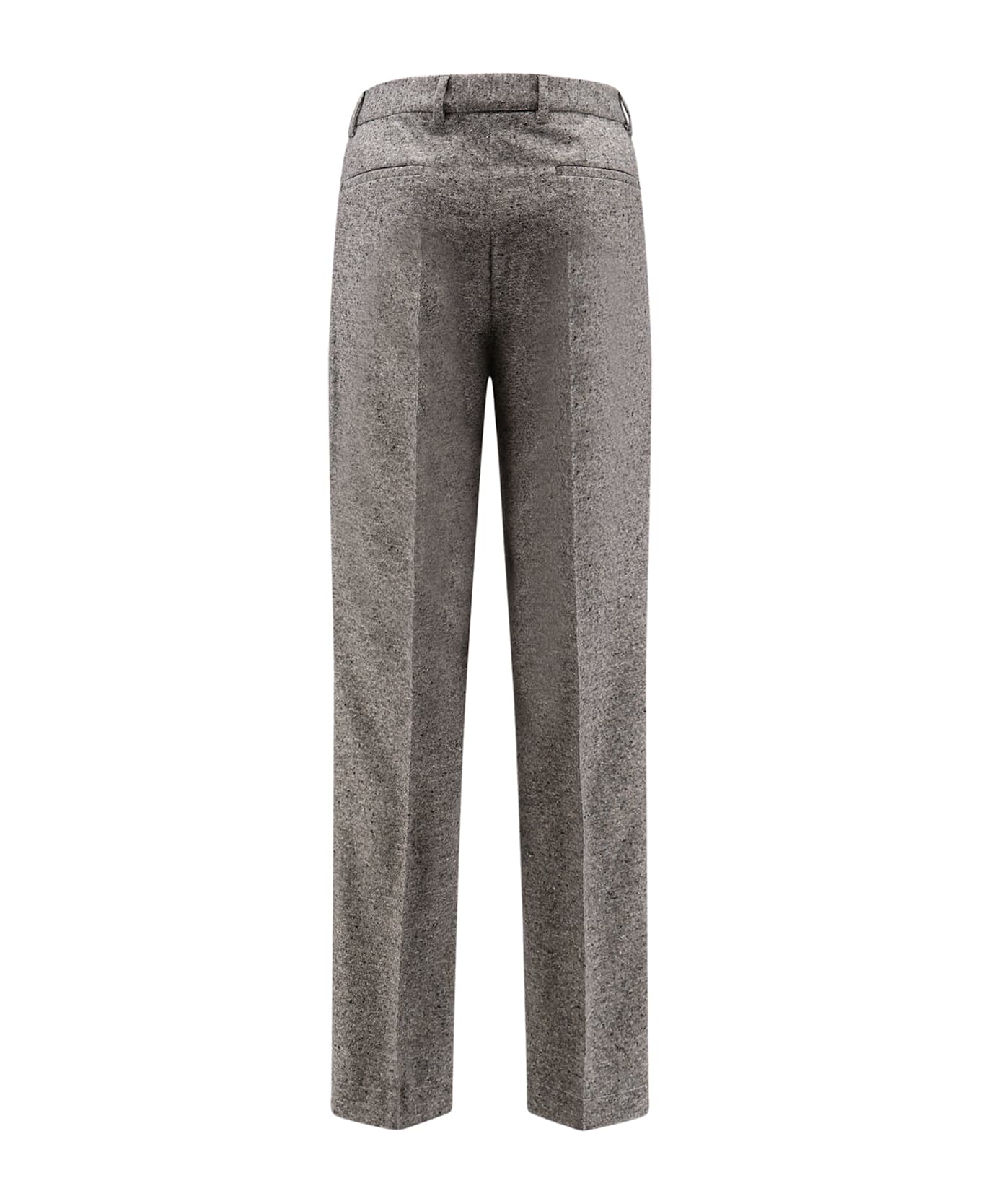 Brunello Cucinelli Wool And Cashmere Trousers - Grey