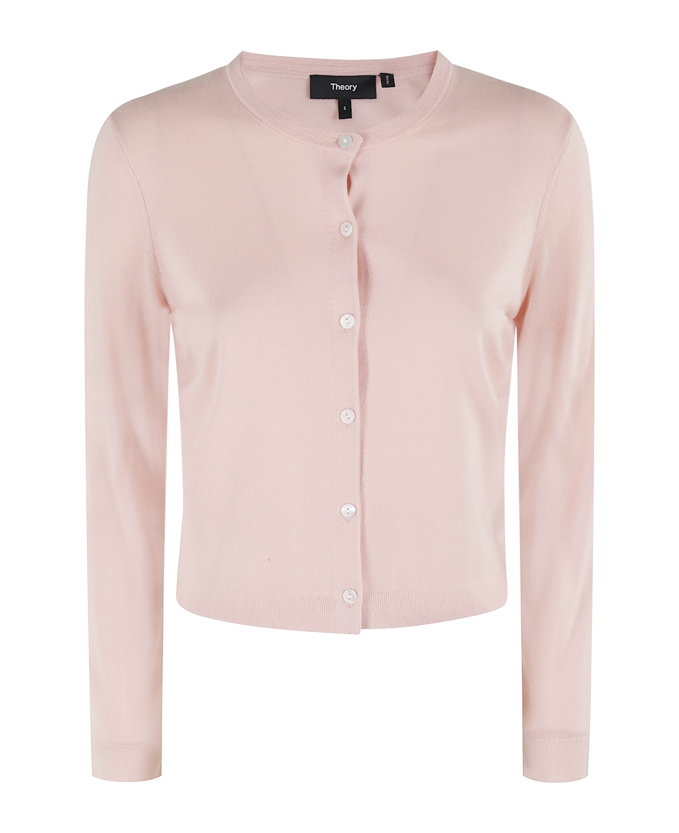Theory Crop Cardi S Regal W - D Blush