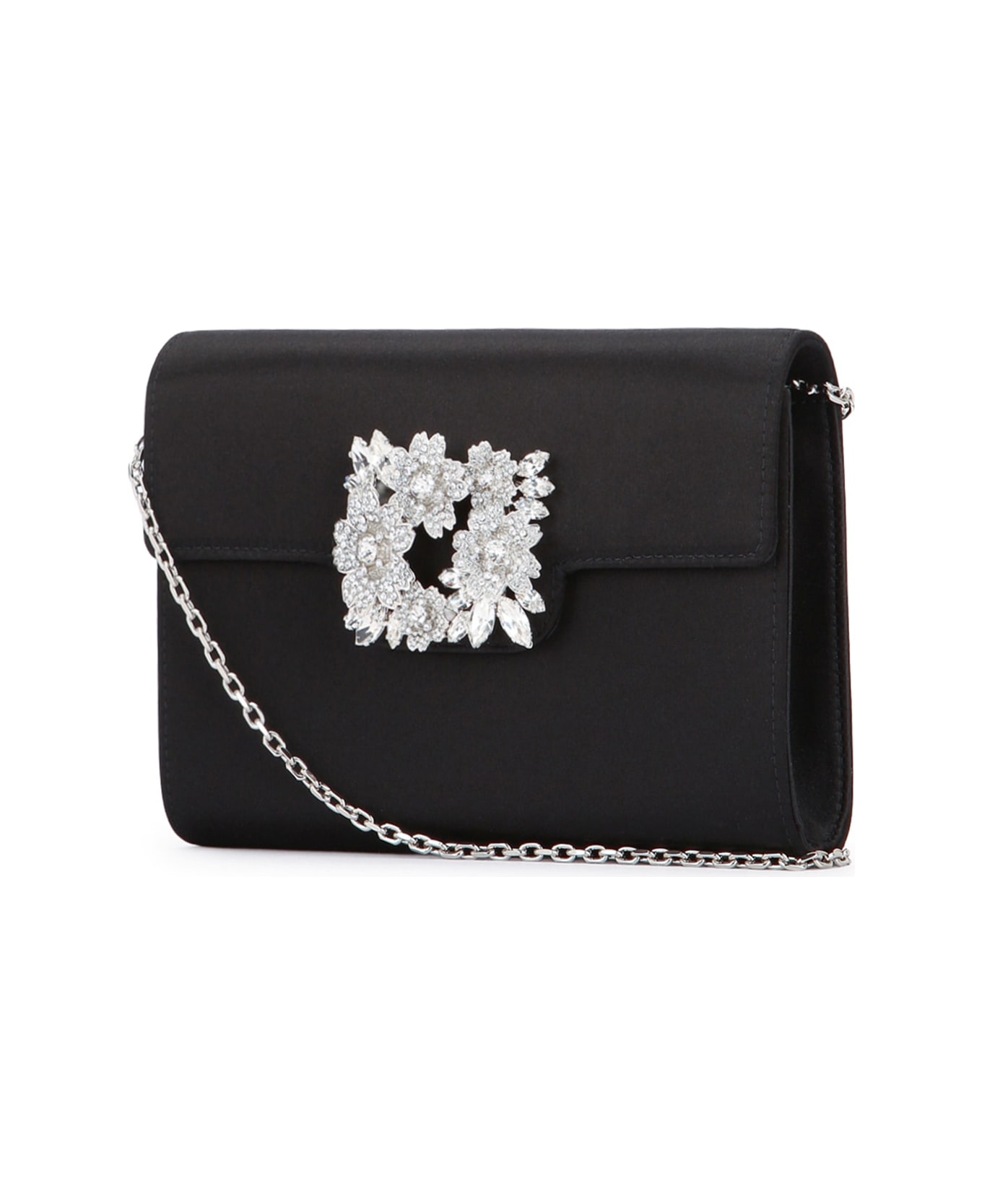 Roger Vivier Rv Bouquet Strass Env. Flap Mini - B999