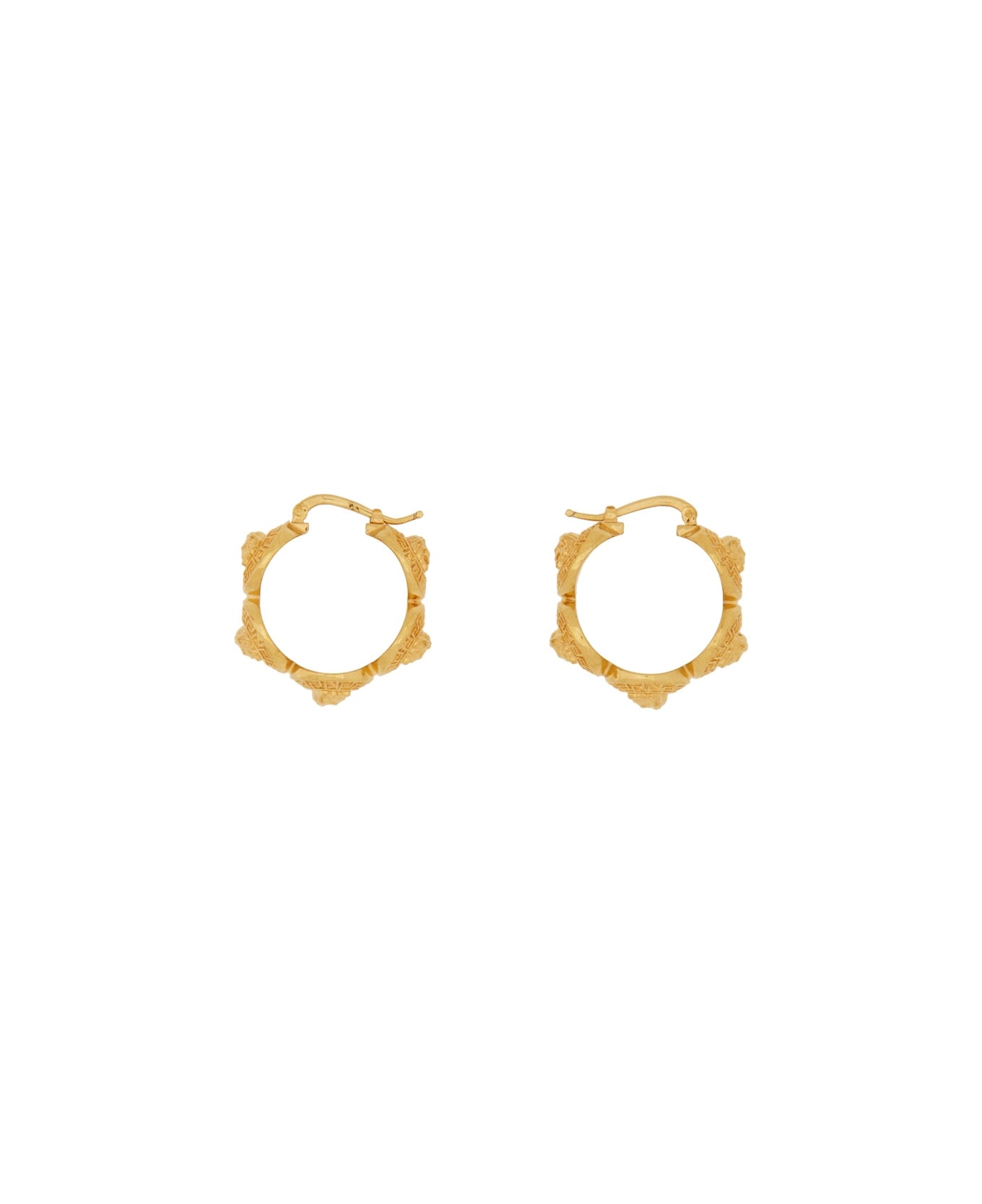 Versace Medusa Tribute Hoop Earrings - GOLD