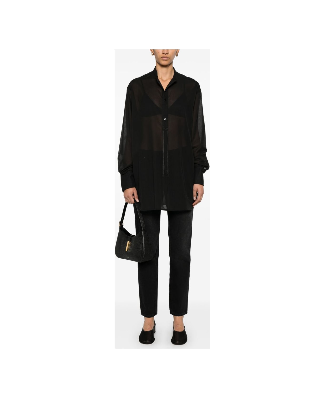 Totême Organic Cotton Blouse - Black