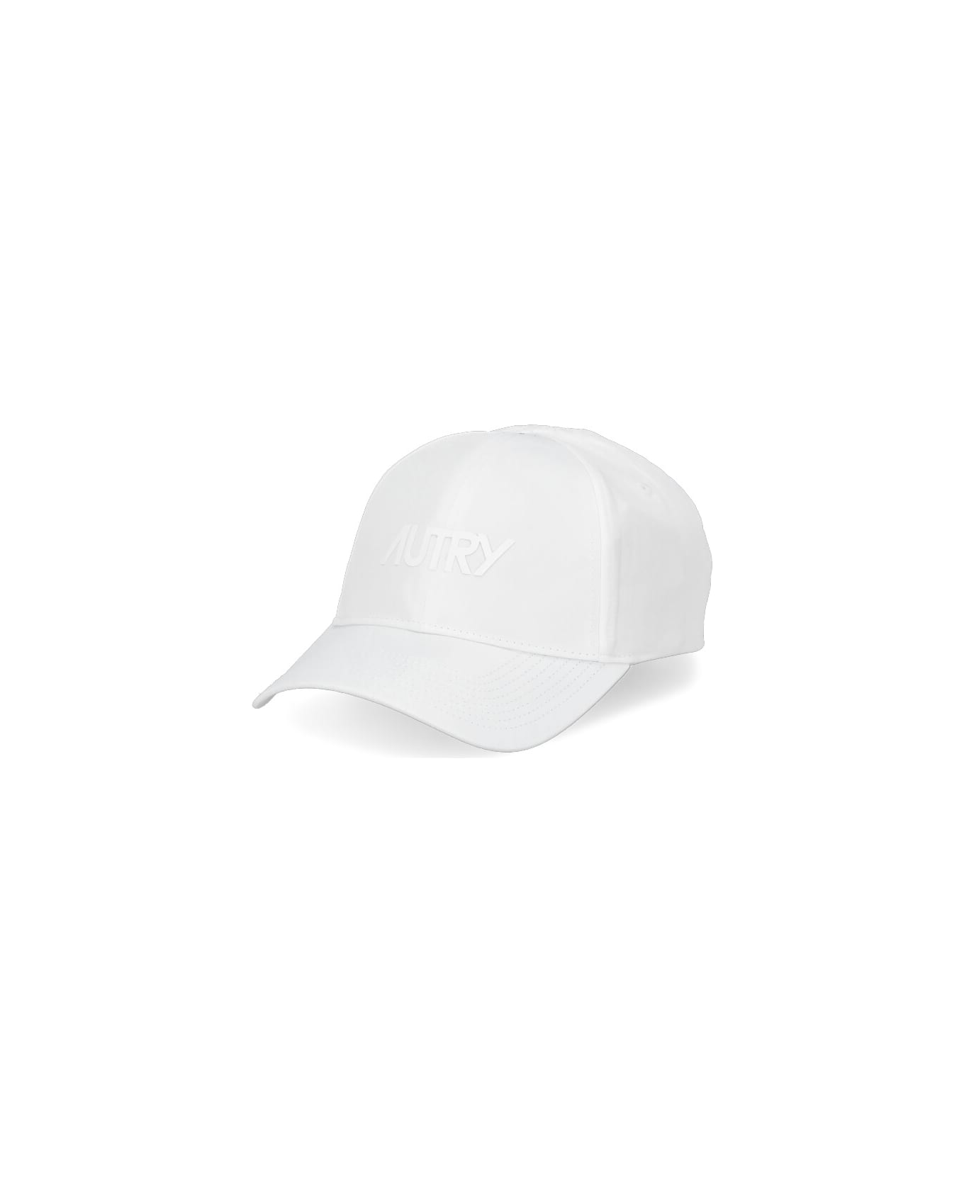Autry Baseball Hat With Logo - White