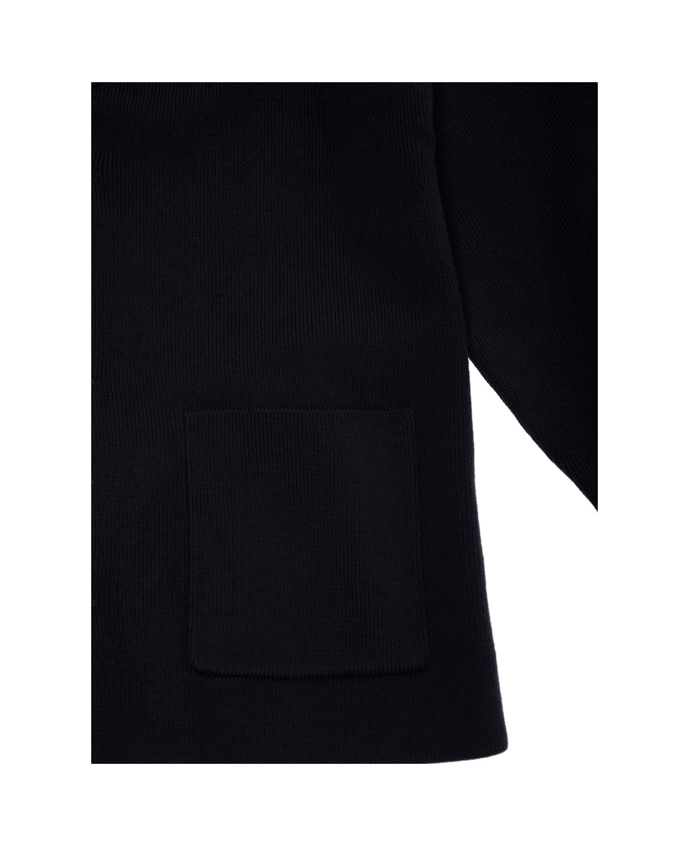 Emporio Armani Blue Single-breasted Jacket With Notched Revers In Cotton Blend Boy - Blu