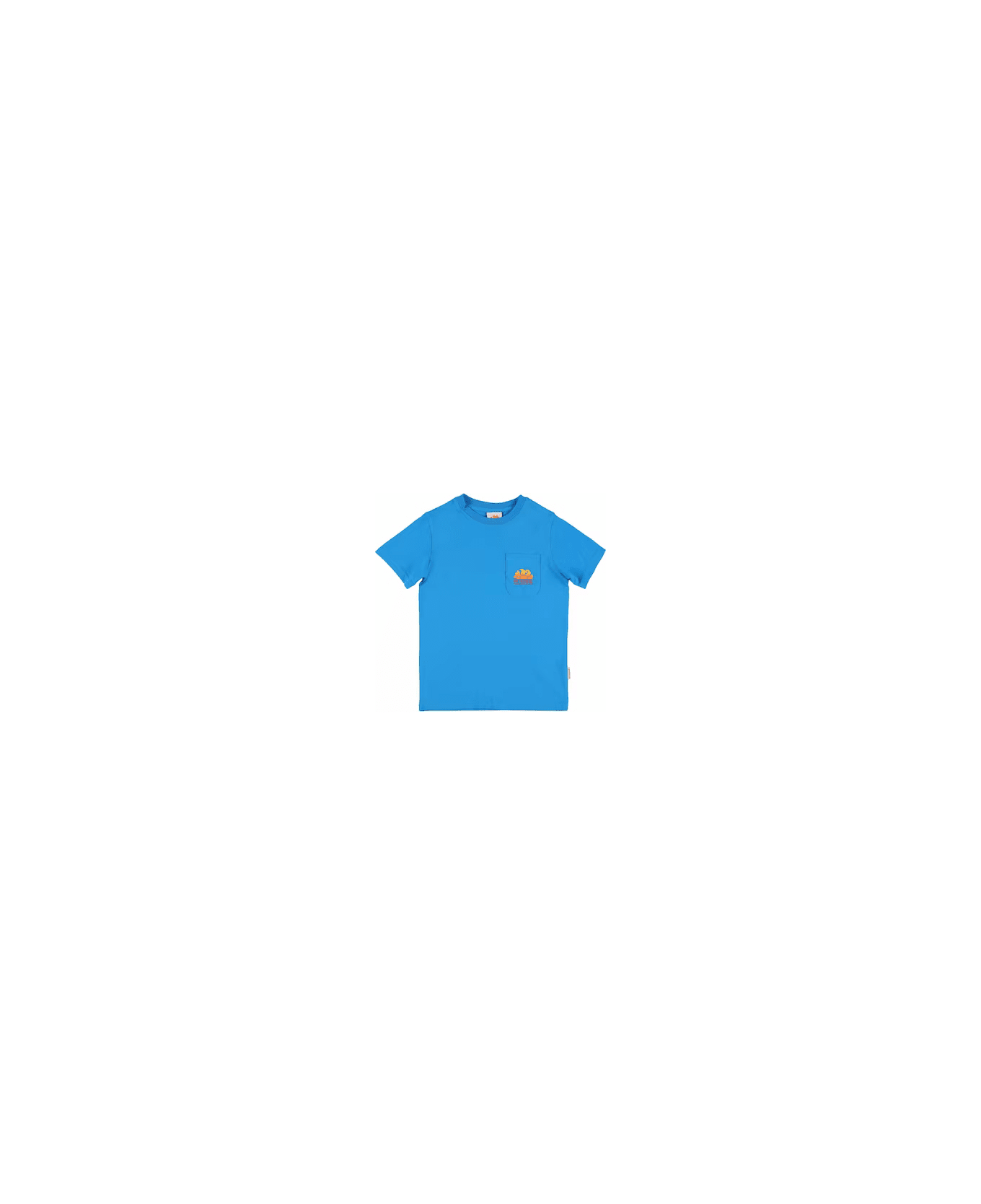 Sundek T-shirt With Print - Light blue