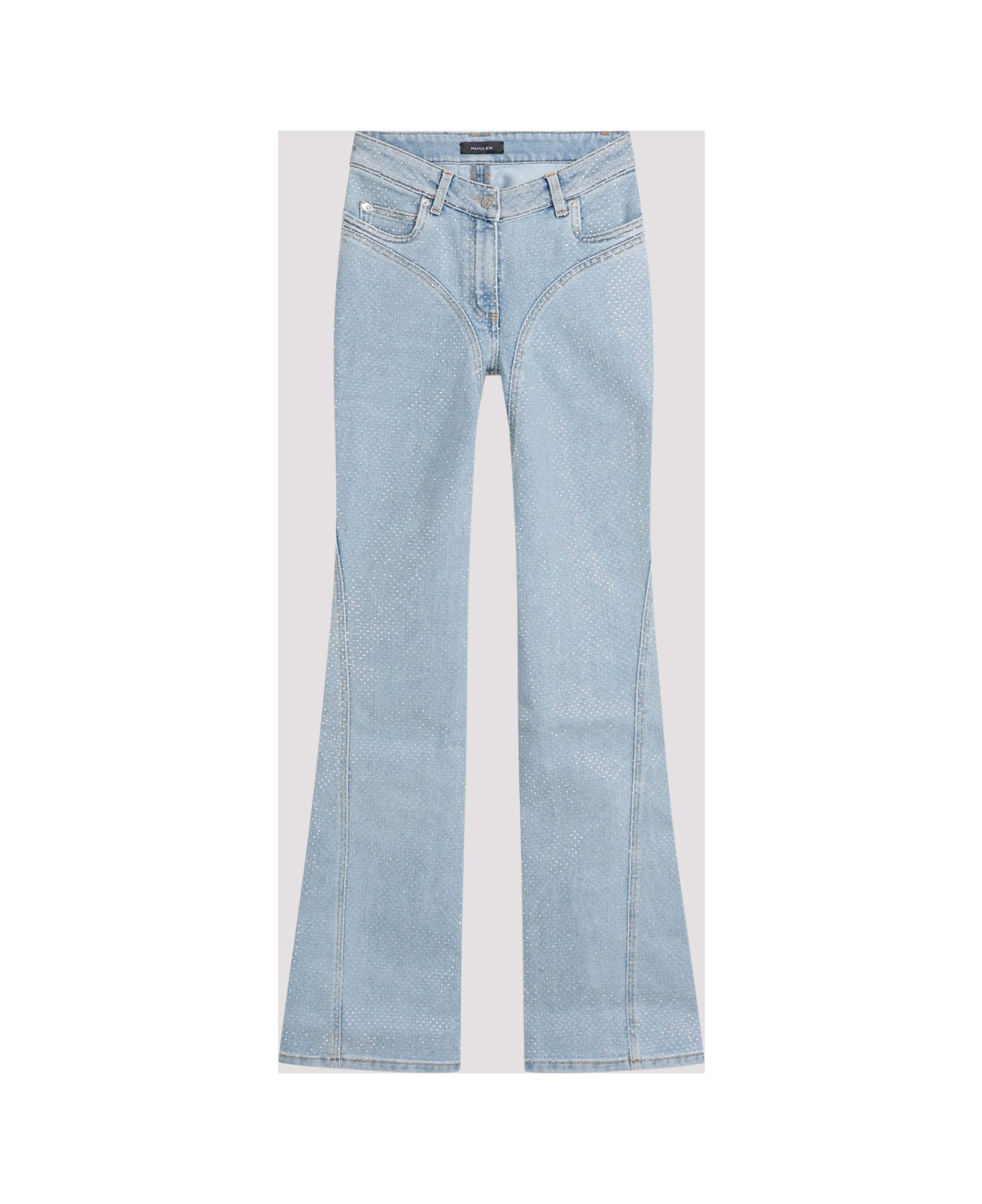 Mugler Cotton Jeans - Light Blue デニム