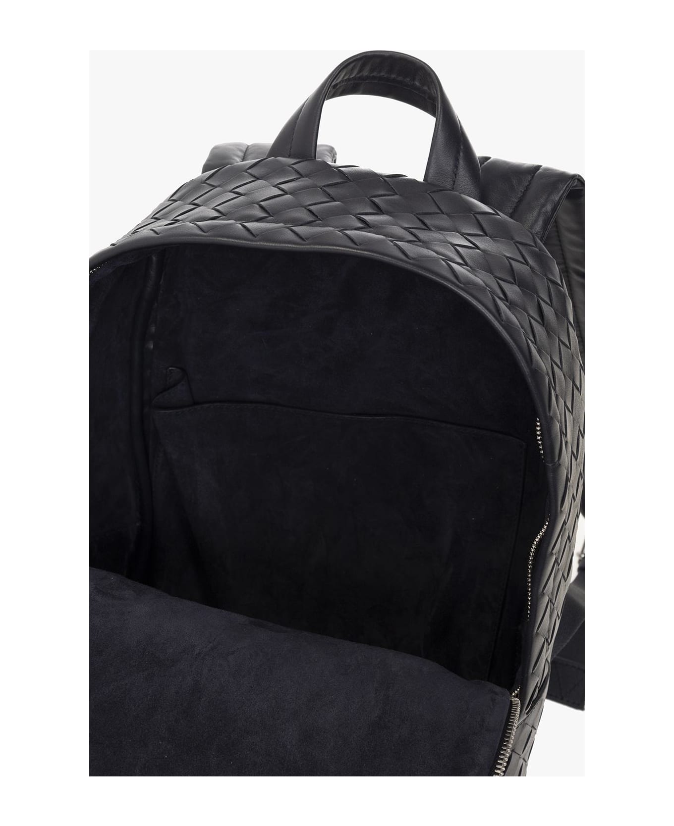 Bottega Veneta Leather Backpack - ARGENTO バックパック