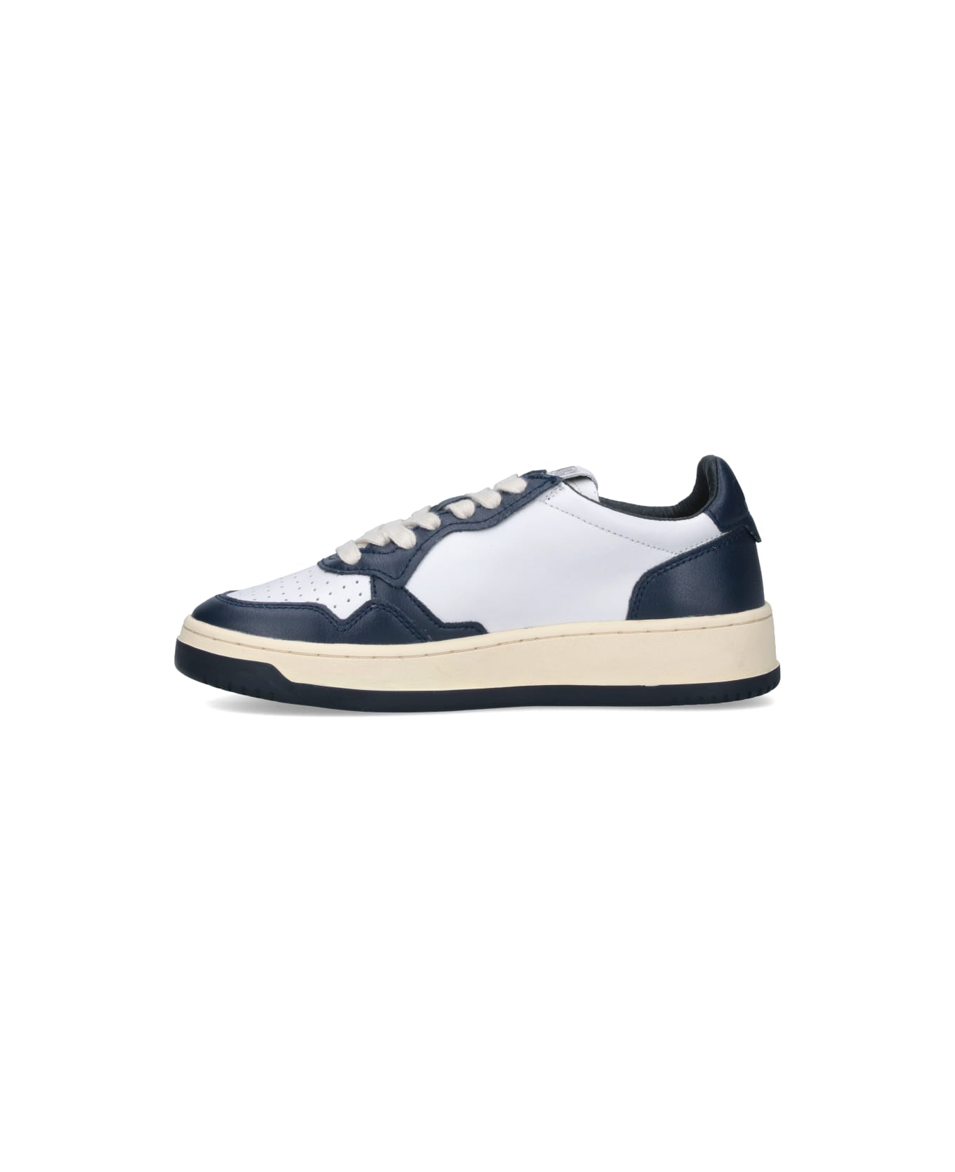 Autry Medalist Low Leather Sneakers - Blue