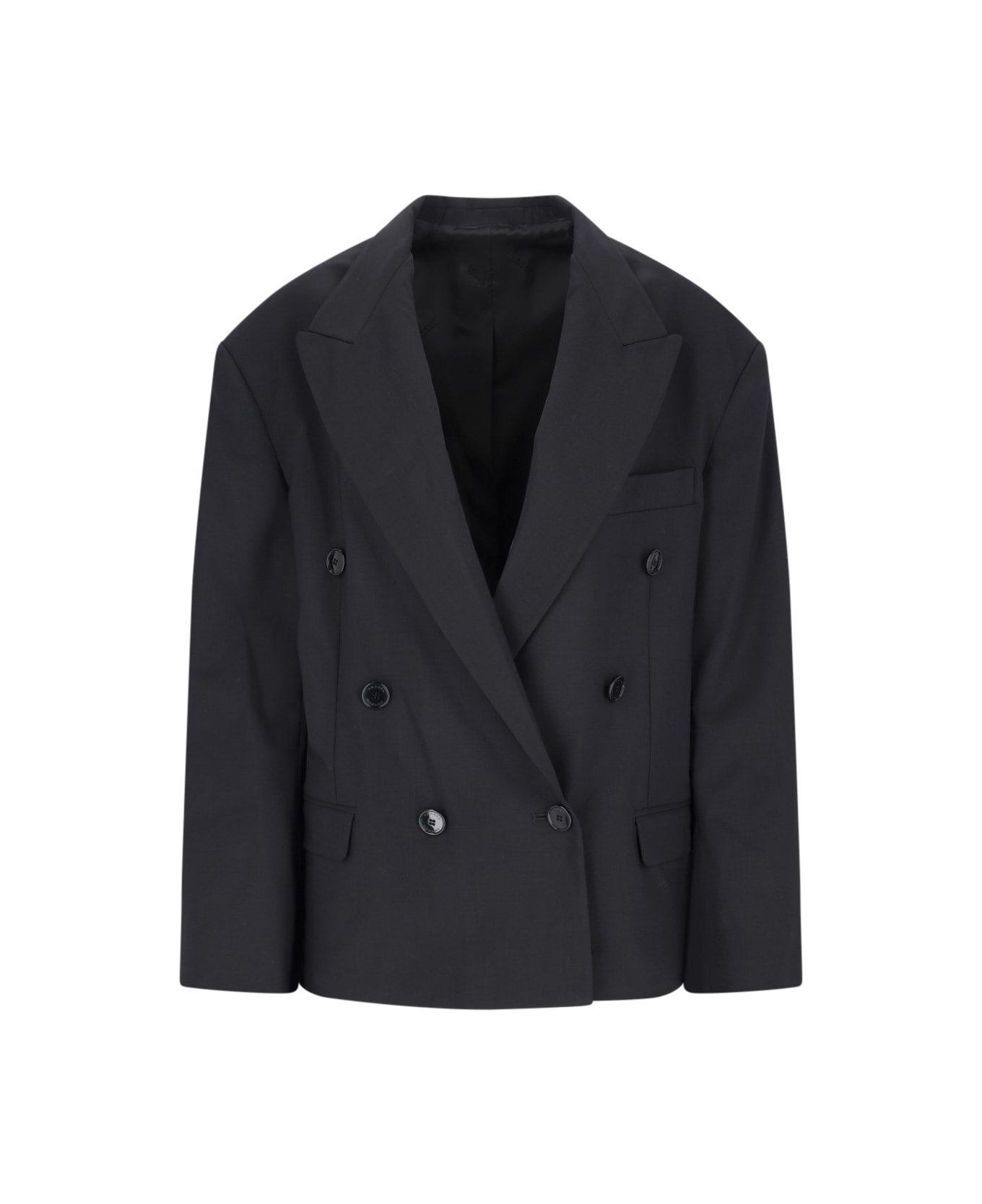 Isabel Marant Double-breasted Tailored Blazer - Black