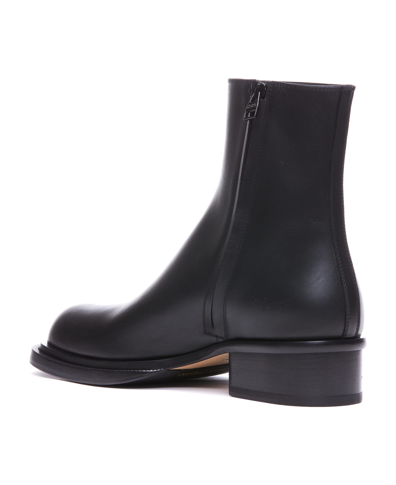 Alexander McQueen Stack Cuban Boots - Black