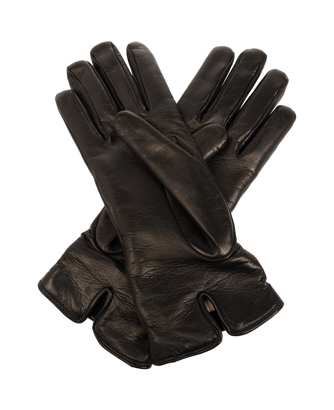 Gucci Leather Gloves - Black