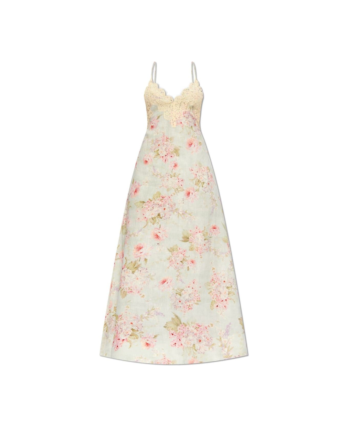 Zimmermann Floral Patterned Maxi Dress - Neutro