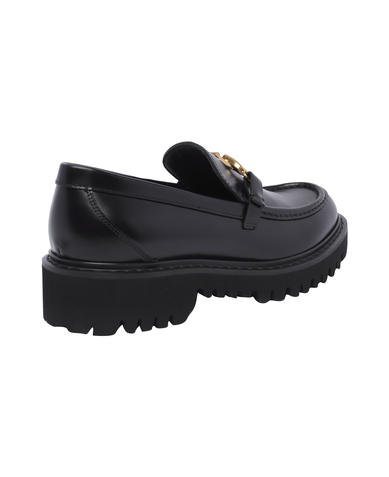 Valentino Garavani Vlogo Signature Loafers - Black