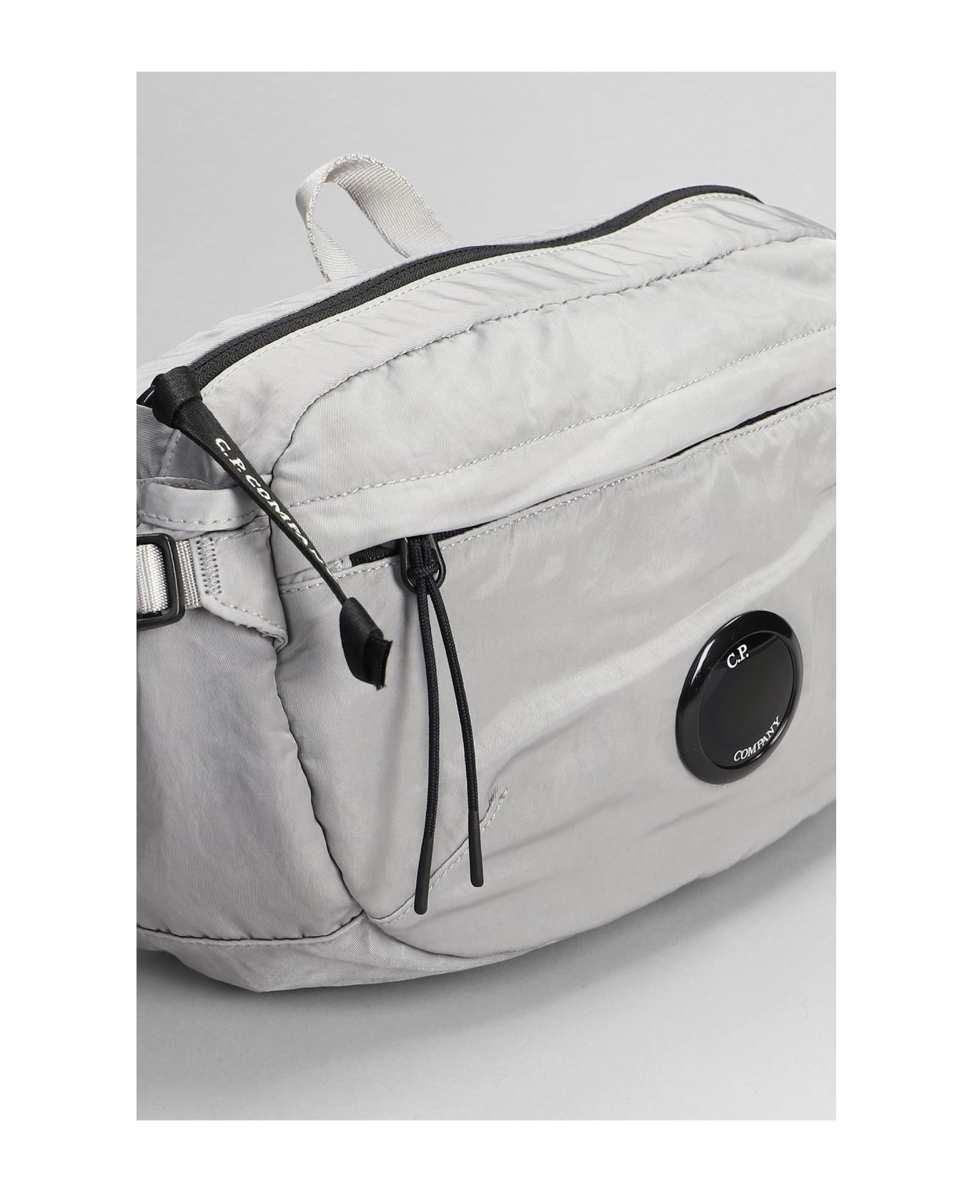 C.P. Company Nylon B Waist Bag In Grey Polyamide - Drizzle Grey
