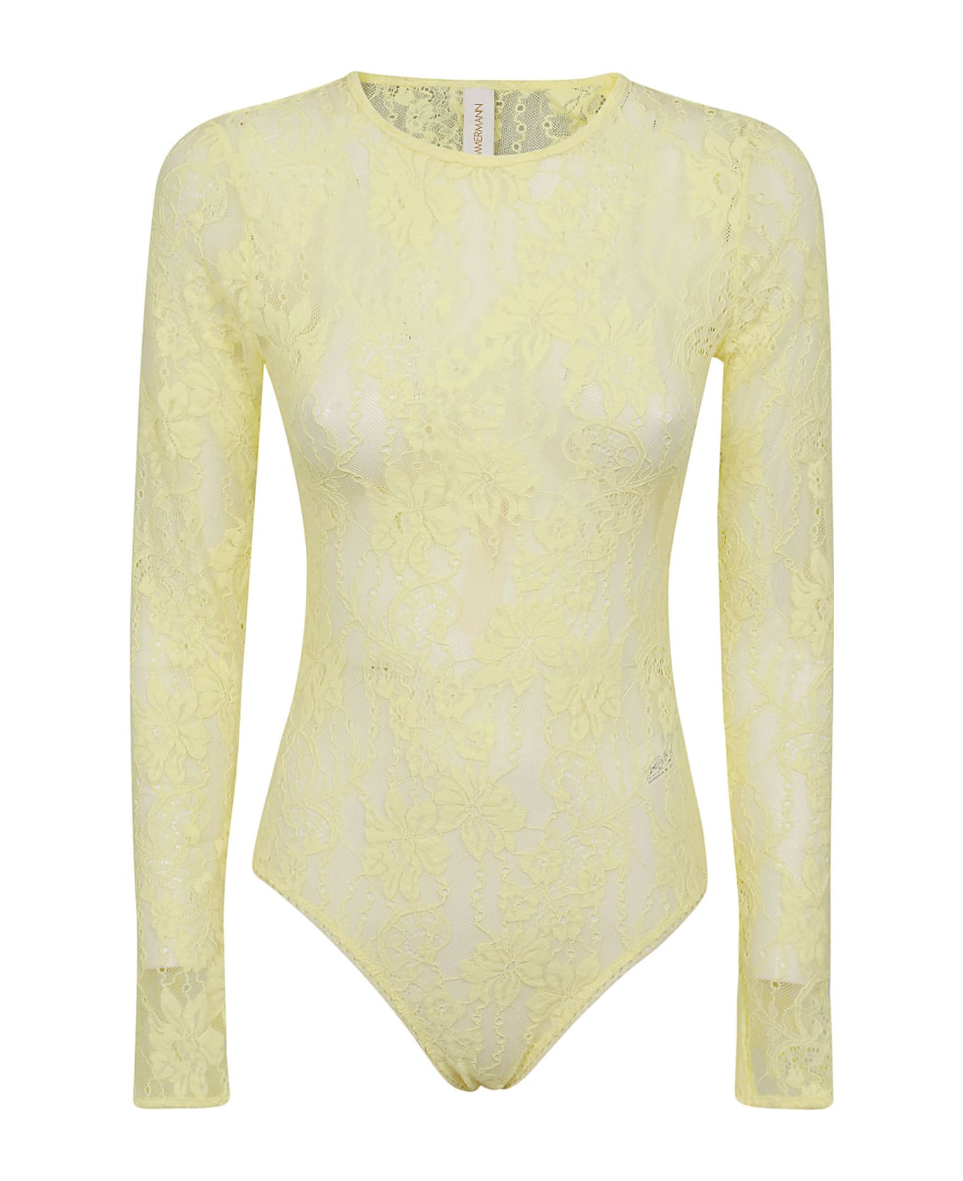 Zimmermann Lace Bodysuit - Lem Lemon