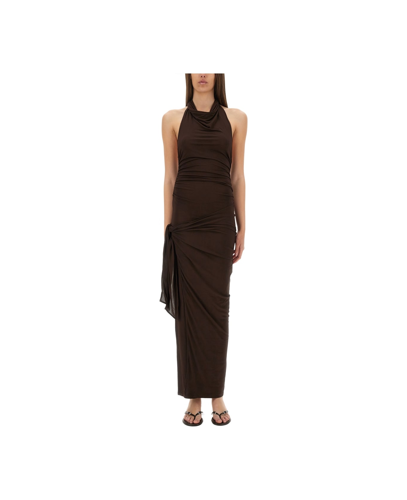 Paloma Wool "halcon" Dress - BROWN