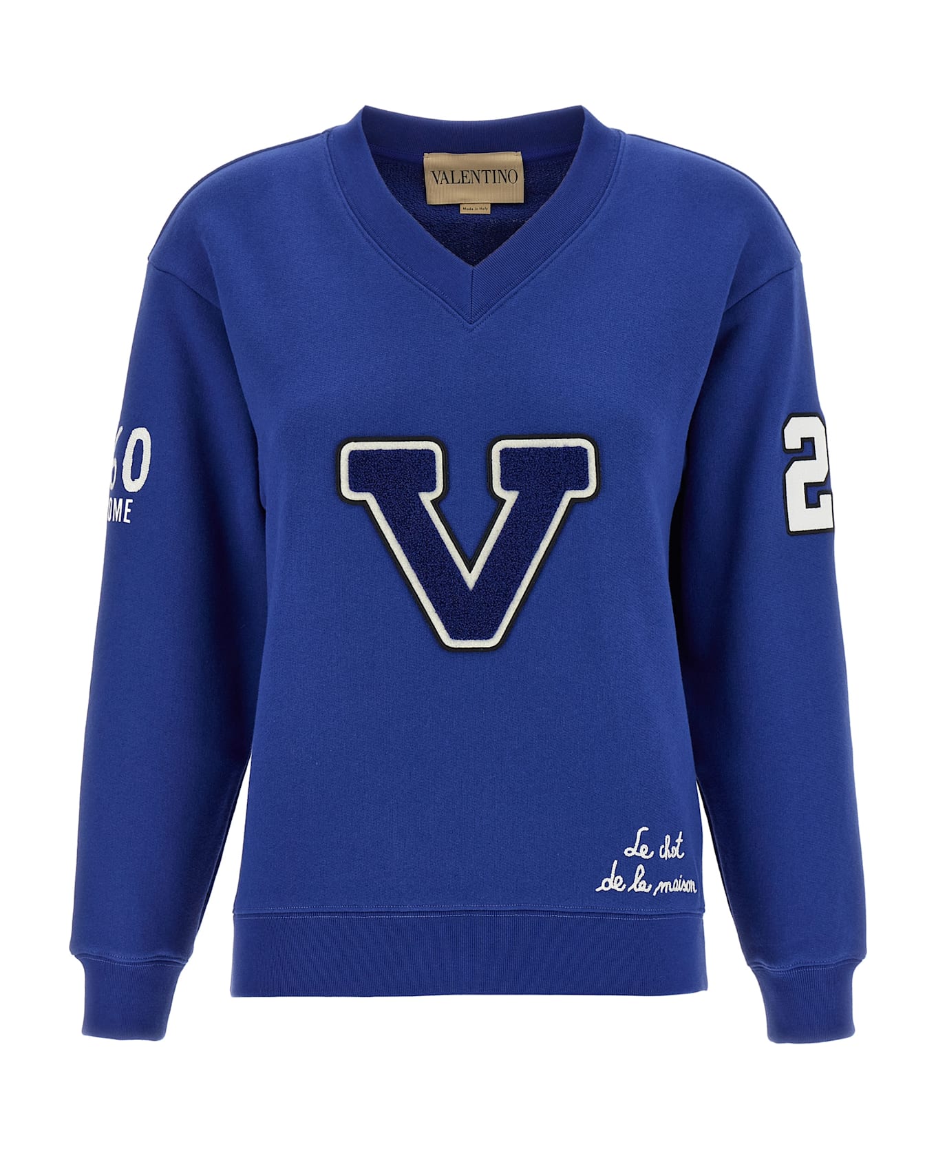 Valentino Garavani 
chat De La Maison
 Sweatshirt - Blue
