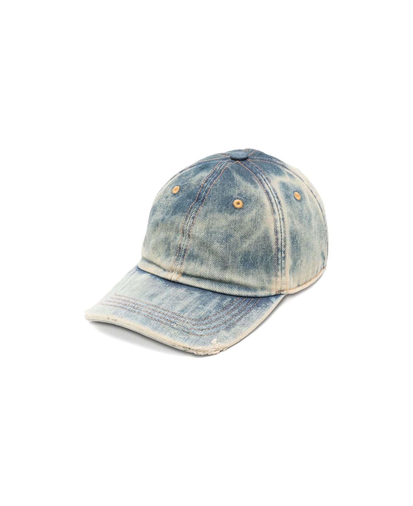Acne Studios Cotton Baseball Cap - Blue