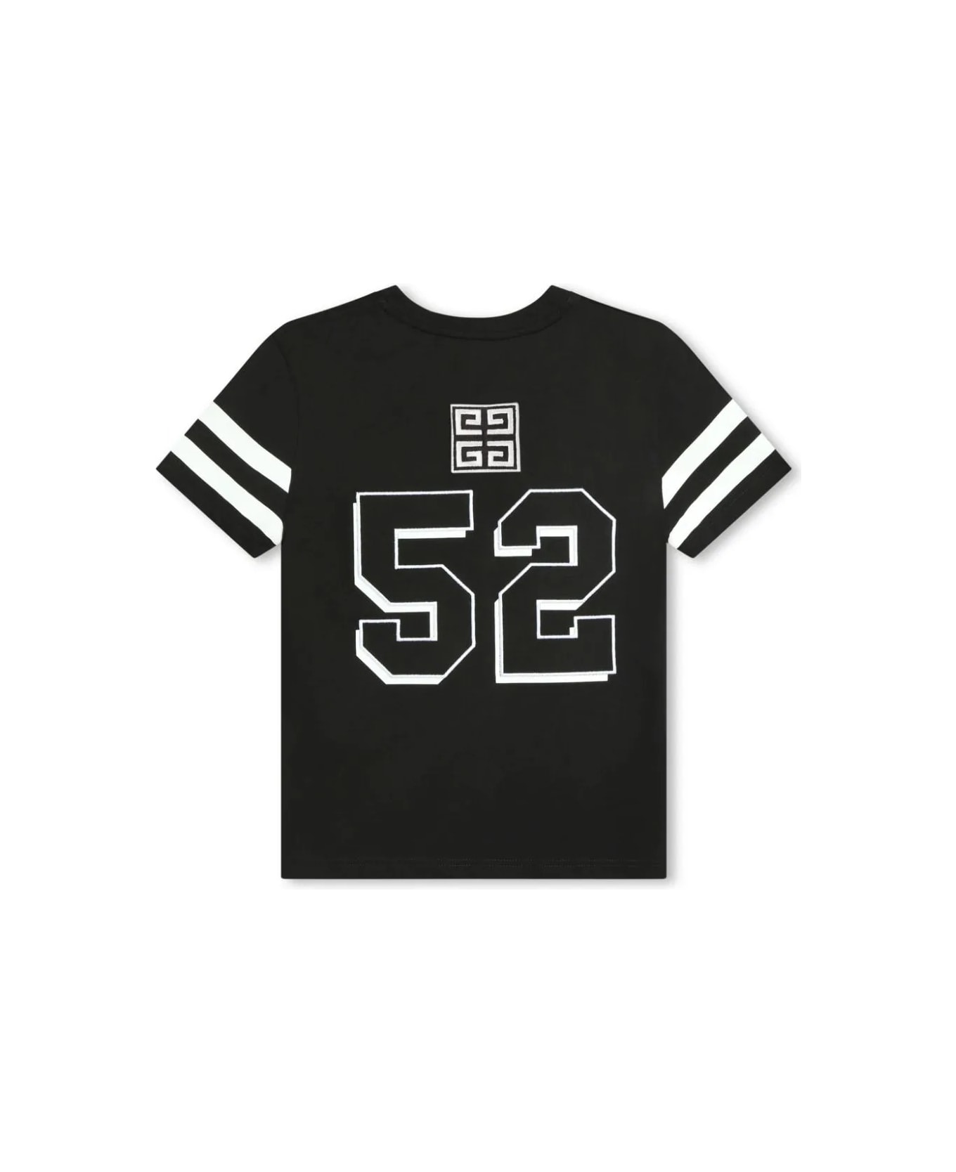 Givenchy Black Givenchy 4g 1952 T-shirt - Black Tシャツ＆ポロシャツ