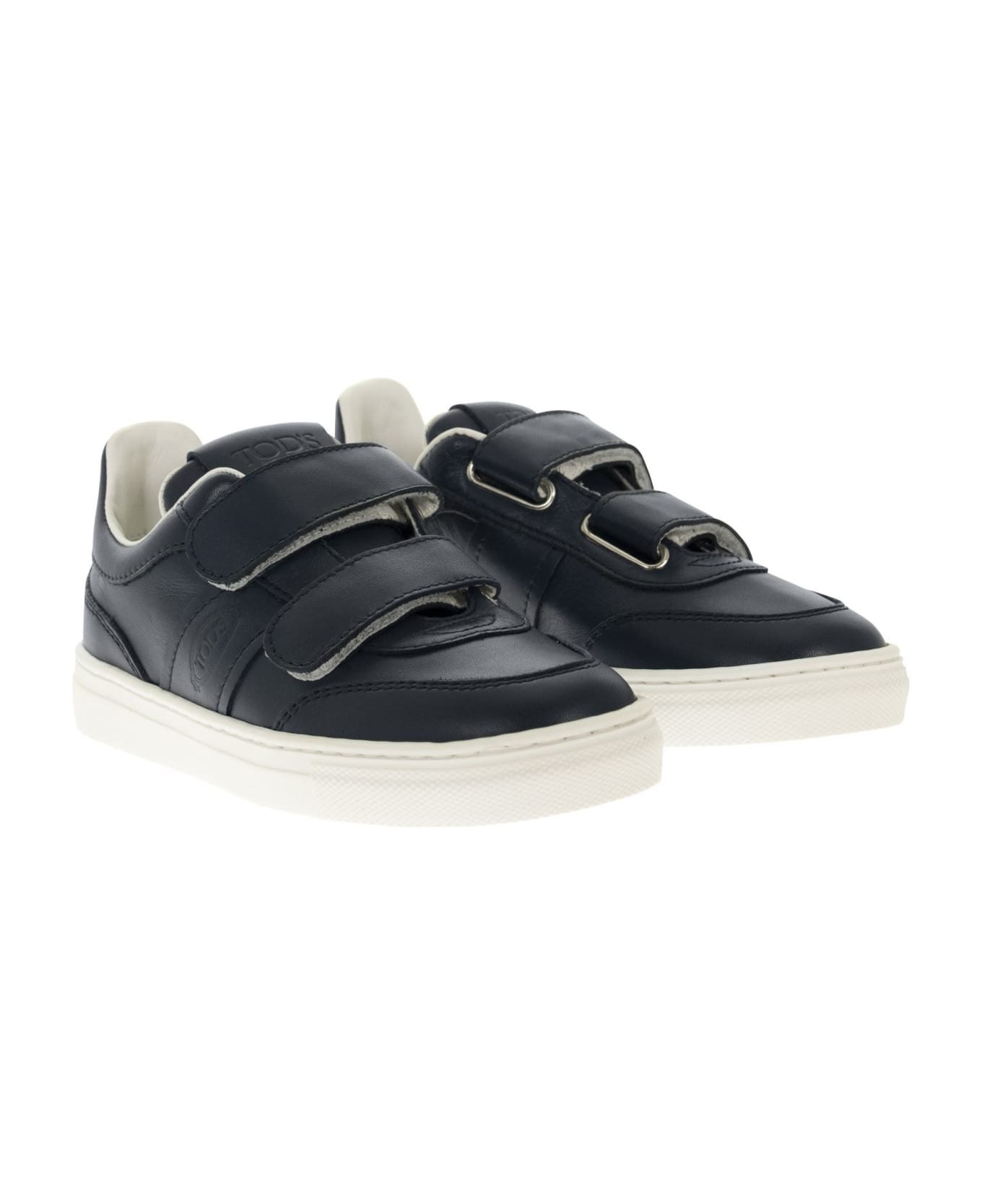 Tod's Trainers With Strap CloMens - Dark Blue