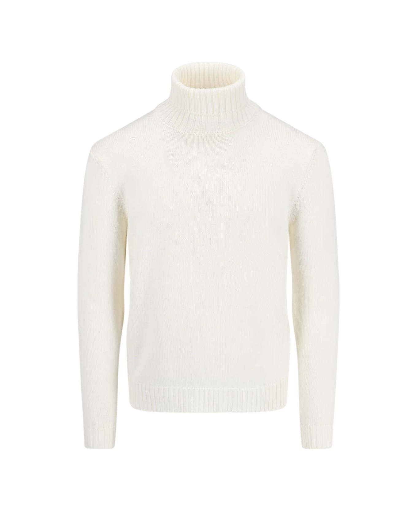 Zanone Classic Turtleneck Sweater - WHITE