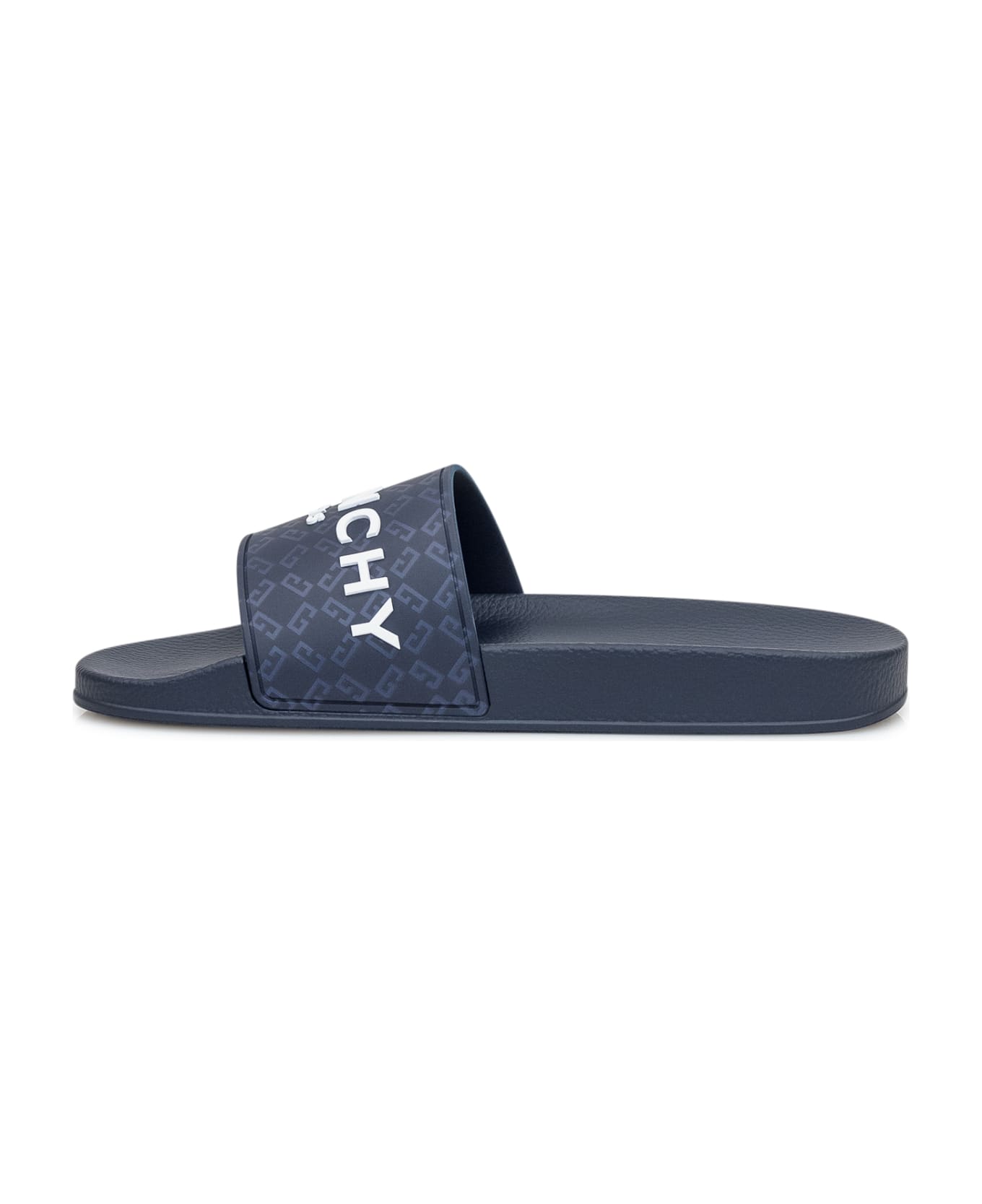 Givenchy Slide Flat Sandals - DARK BLUE