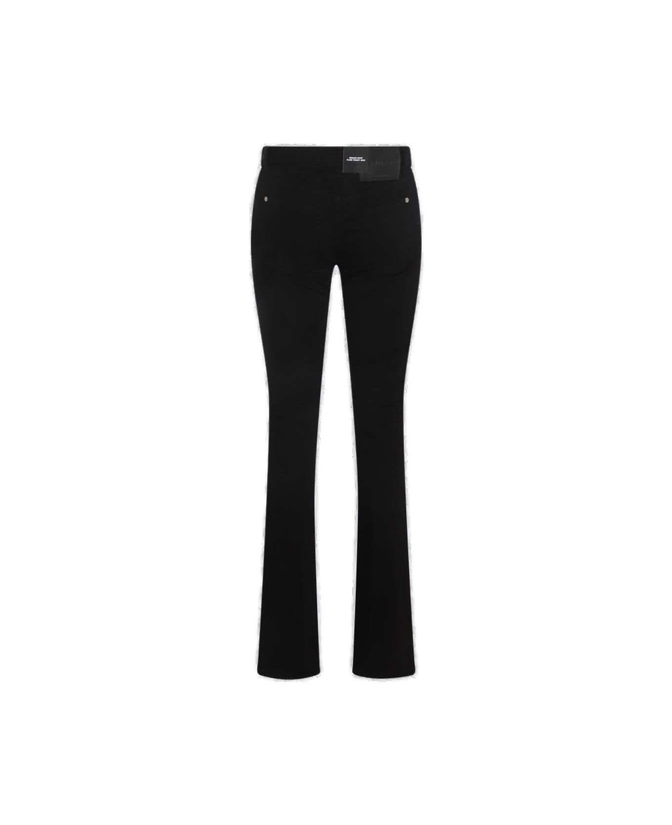 Dsquared2 Medium Waist Flare Twiggy Jeans - Black