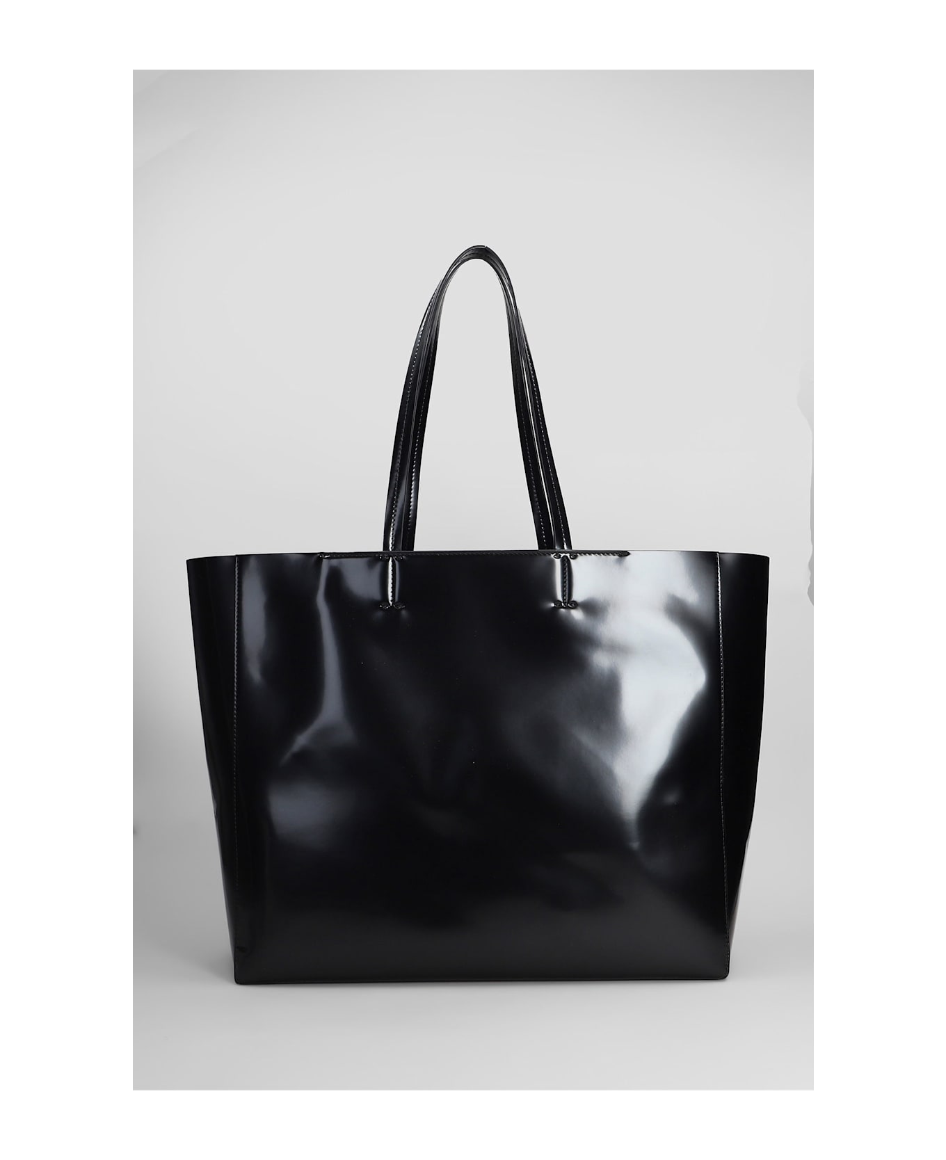 Palm Angels Tote In Black Polyester - black