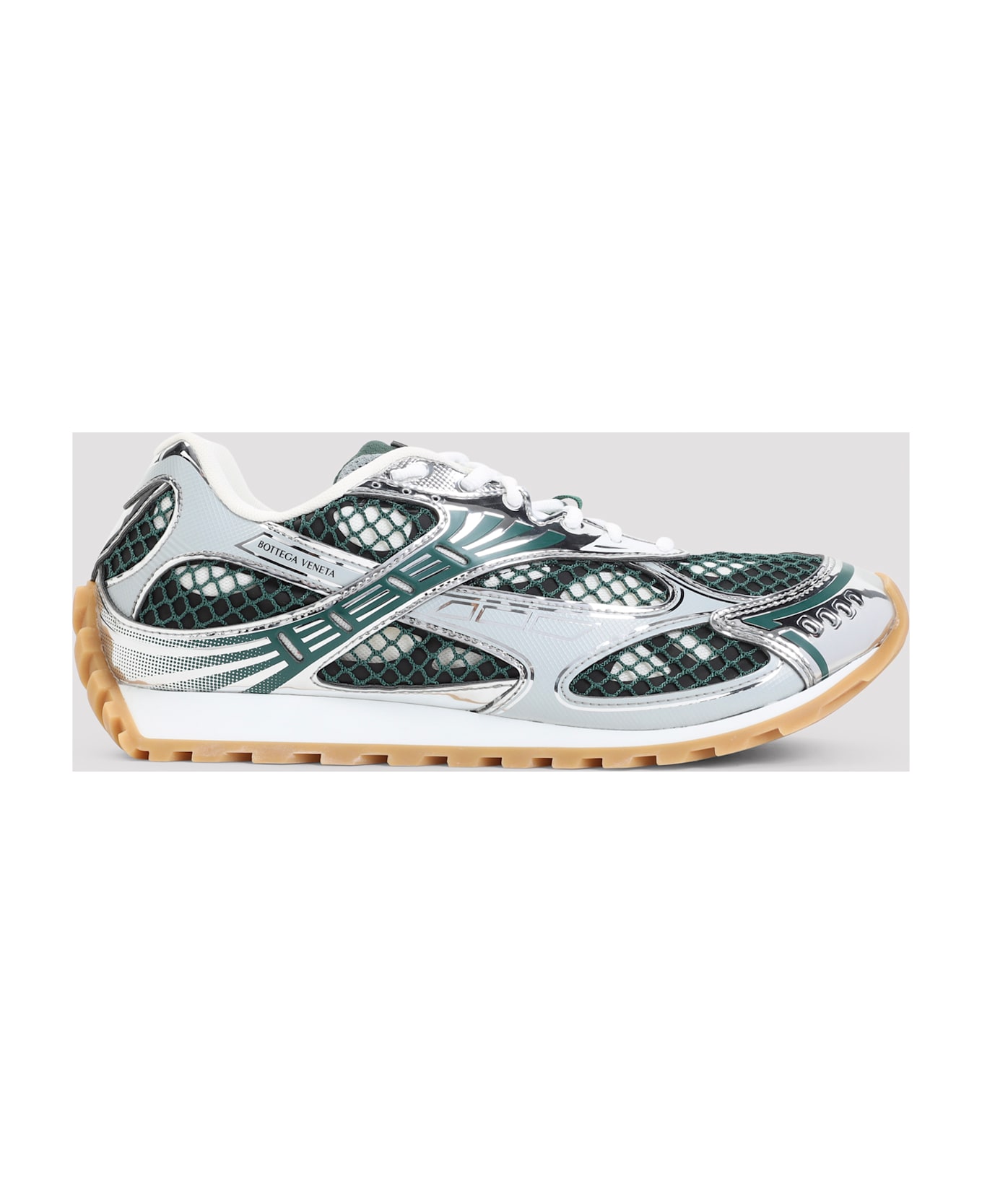 Bottega Veneta Orbit Sneakers - Biliard Silver