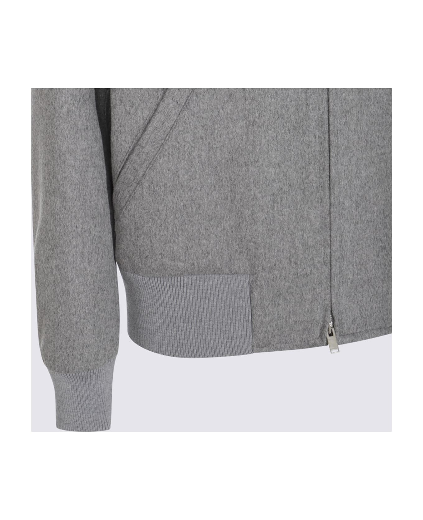 Lardini Grey Wool Casual Jacket - Grey