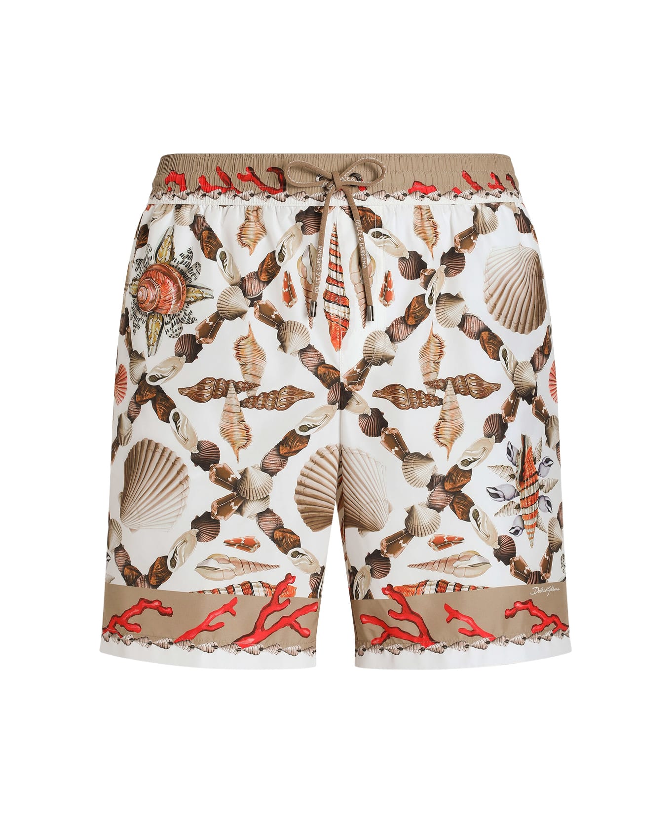 Dolce 
Gabbana Swim Trunks With Pochette - CONCHIGLIE F.BIANCO