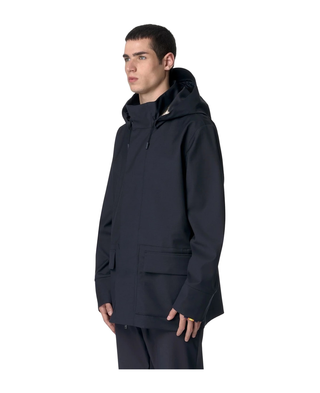 K-Way Erhal Tech Wool Blend - Blue Depth