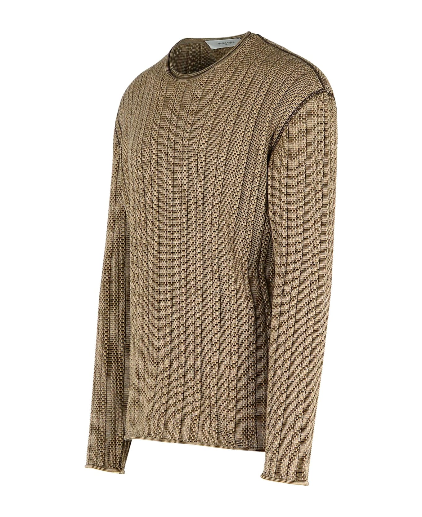 Golden Goose 
norton
 Brown Cotton Sweater - Brown ニットウェア