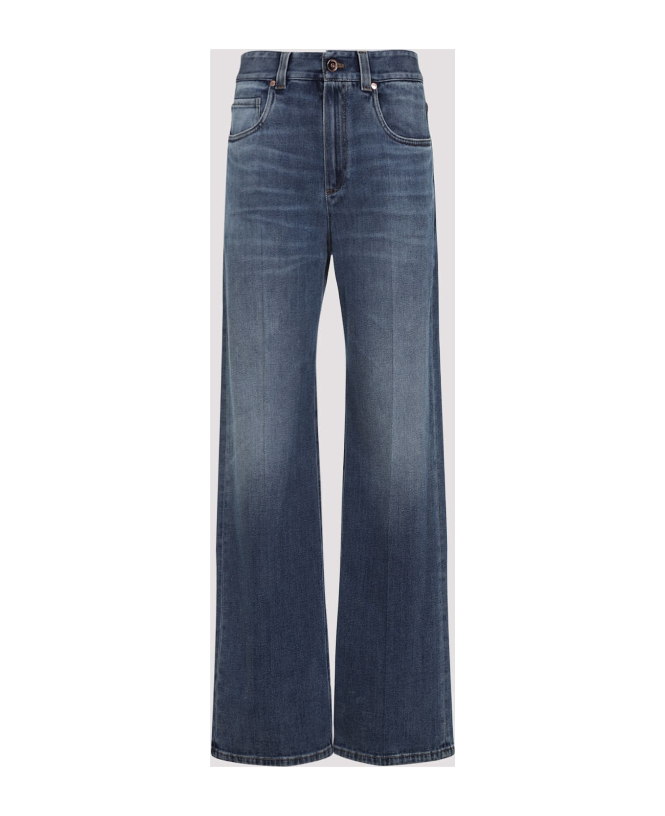 Brunello Cucinelli Cotton Jeans - Essential Blue