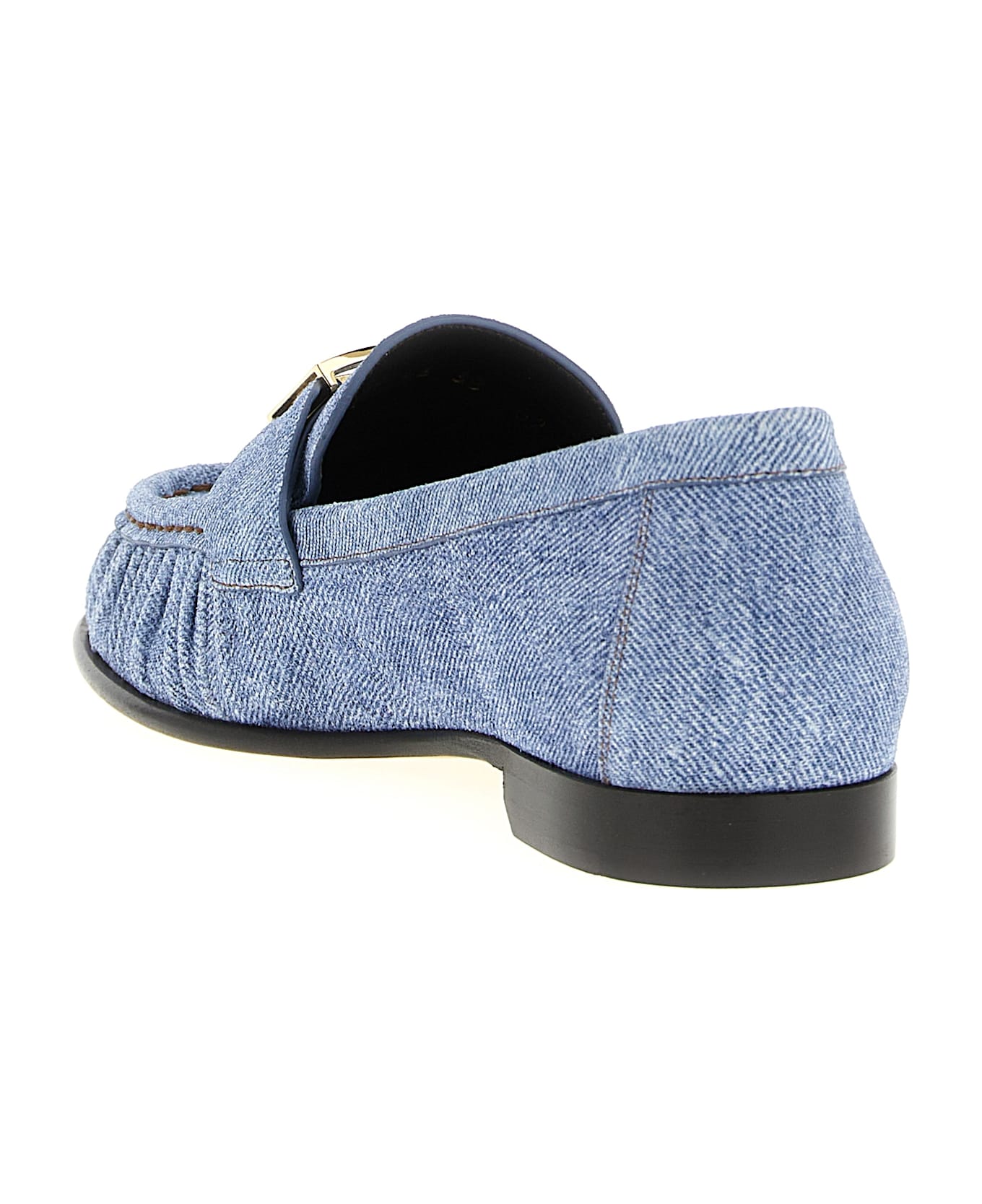 Fendi 'baguette' Loafers - Light Blue