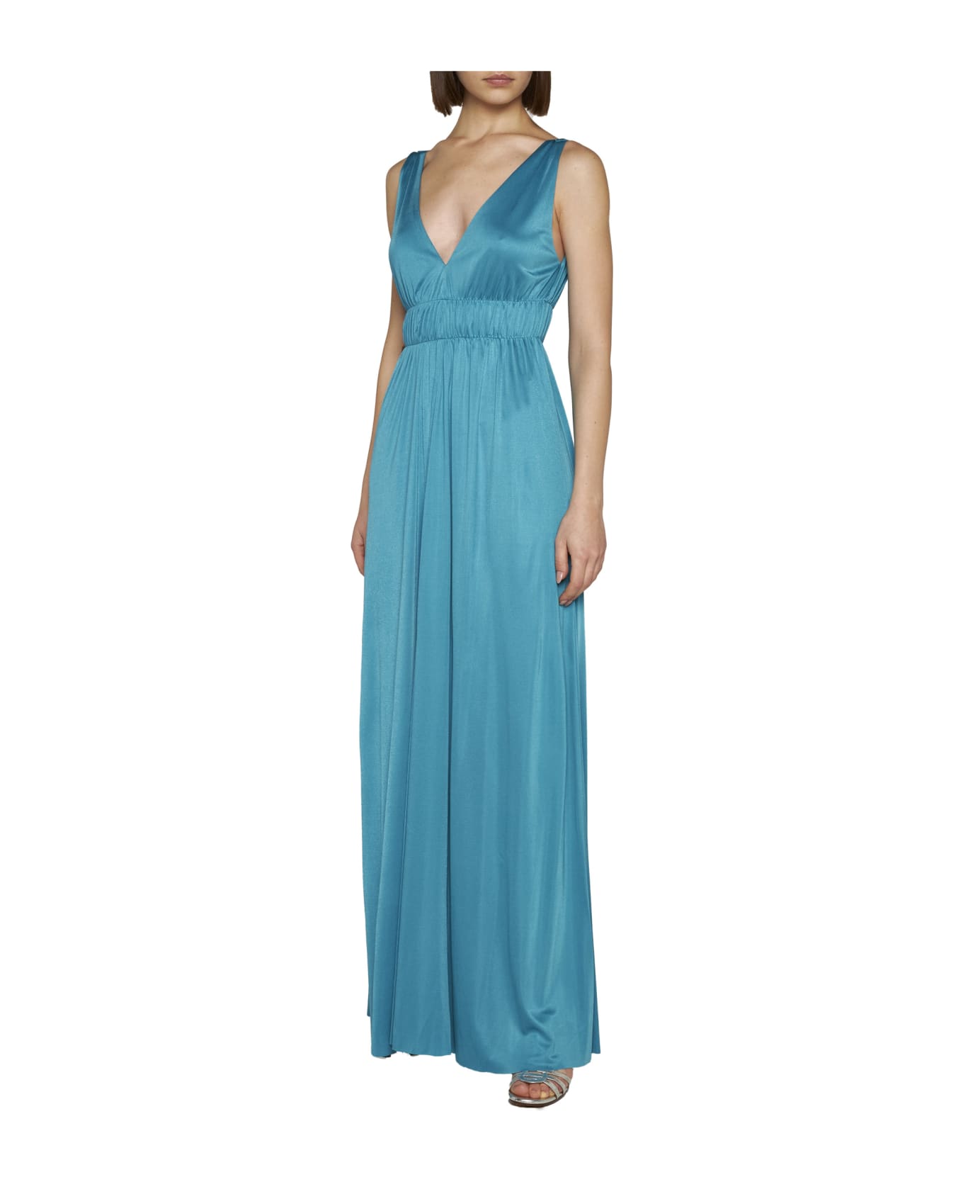 Parosh Dress - BLUE
