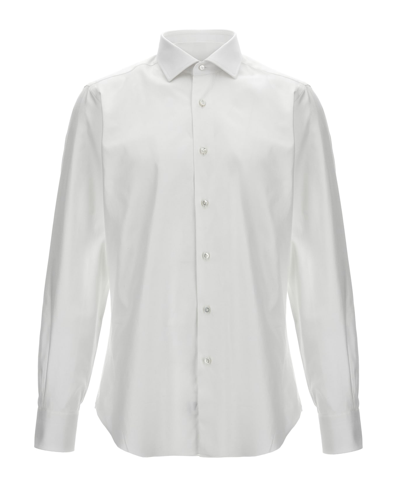 Barba Napoli Cotton Shirt - White