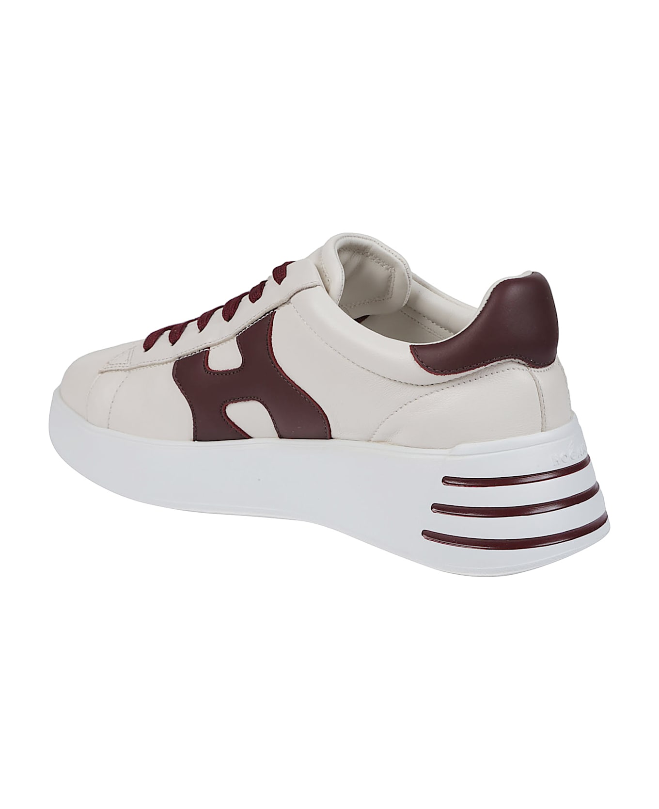 Hogan Rebel H564 Sneakers - F Yogurt/bordeaux
