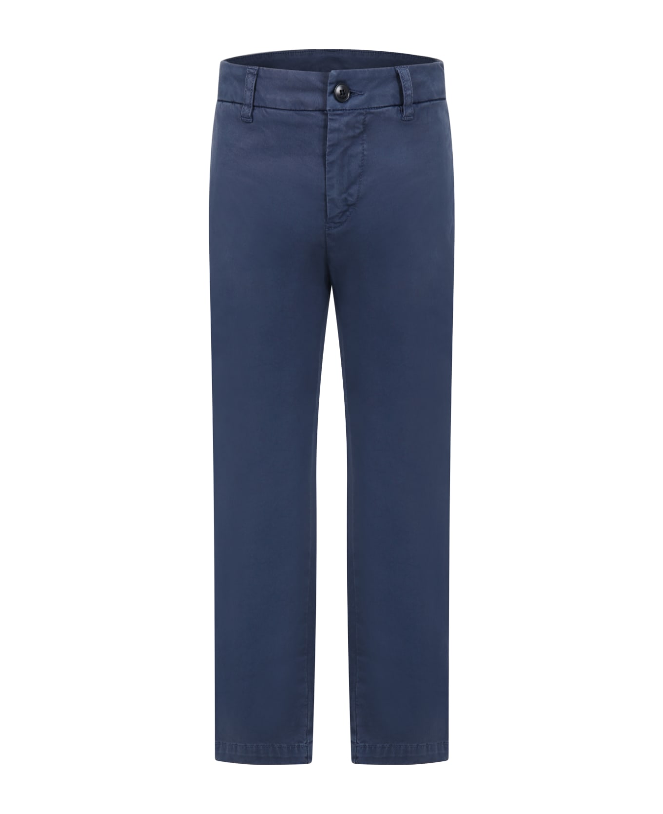 Dondup Blue Trousers For Boy With Logo - Blue