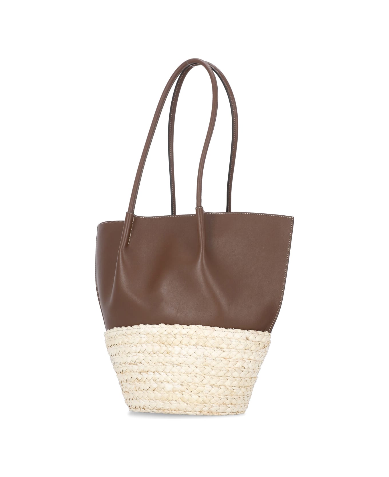 Tod
s Medium Bux Top Handle Bag - Brown