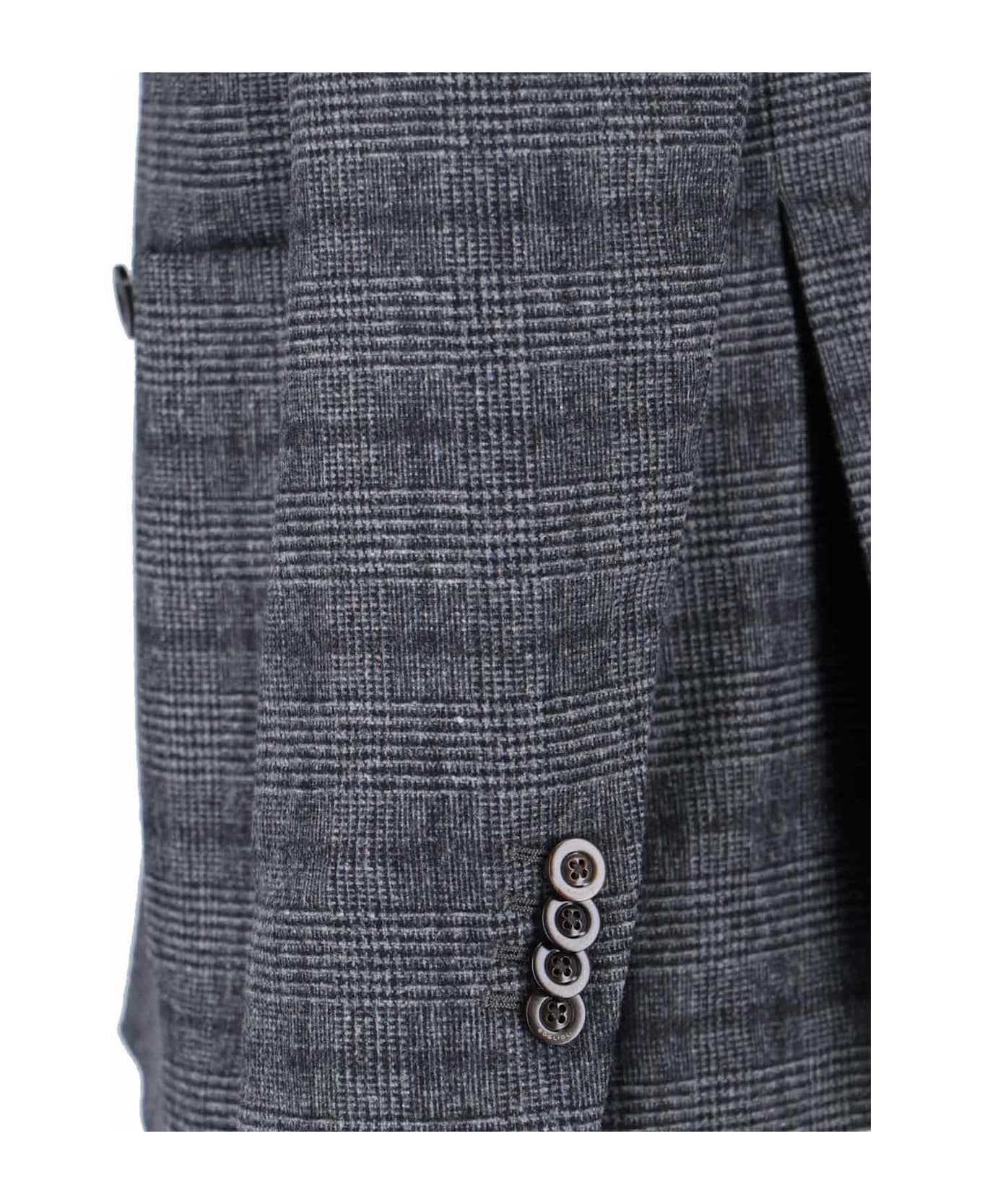 Boglioli Double-breasted Blazer - Gray
