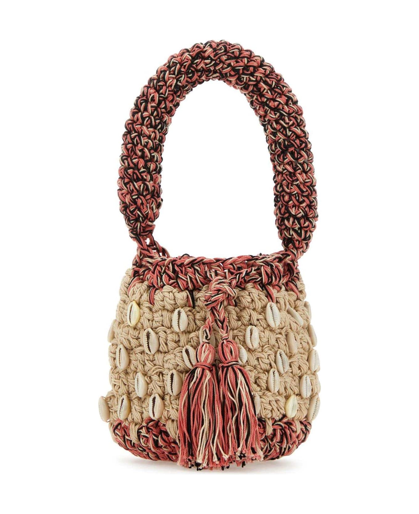 Alanui Crochet Mini Handbag - Beige